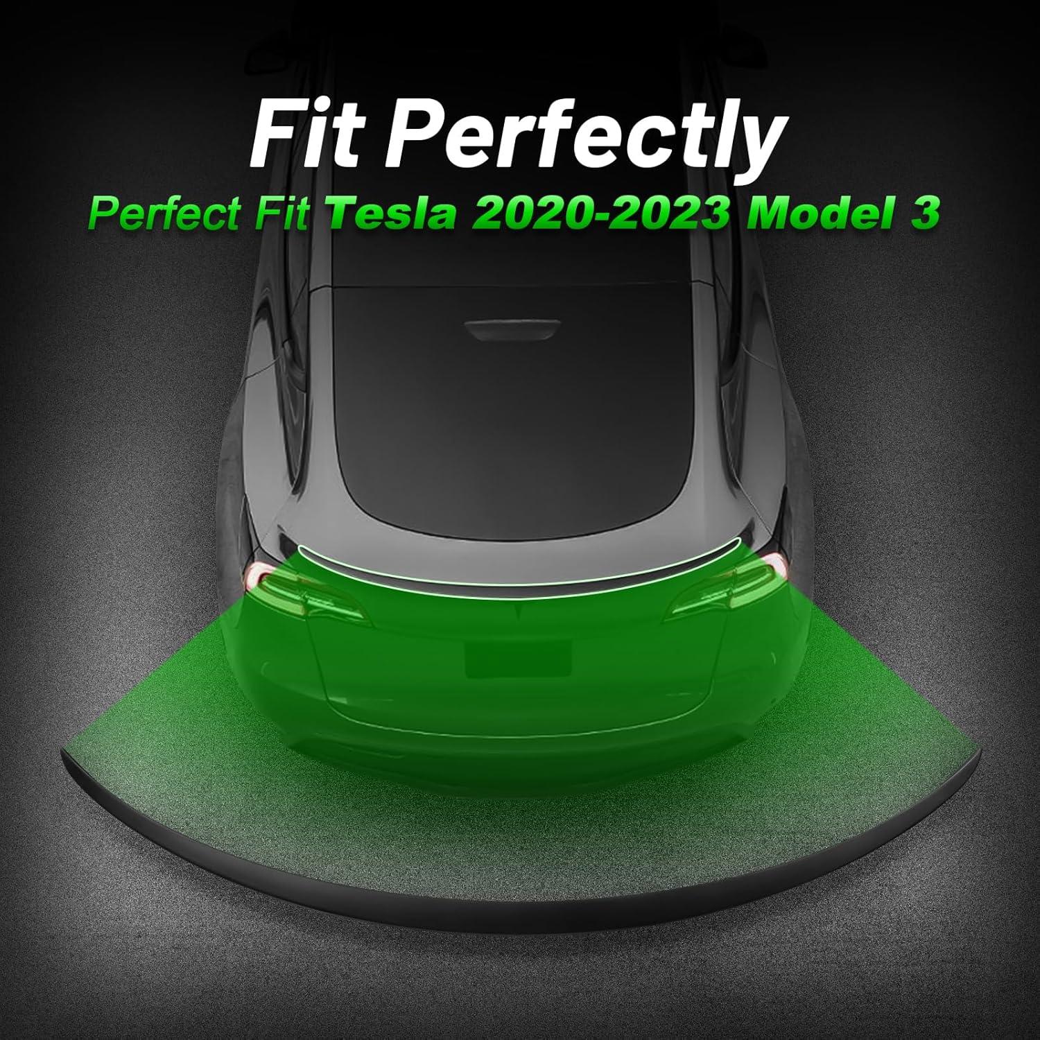 Spoiler Alerón Trasero Tesla Model 3 2017-2023 ABS Negro Mate