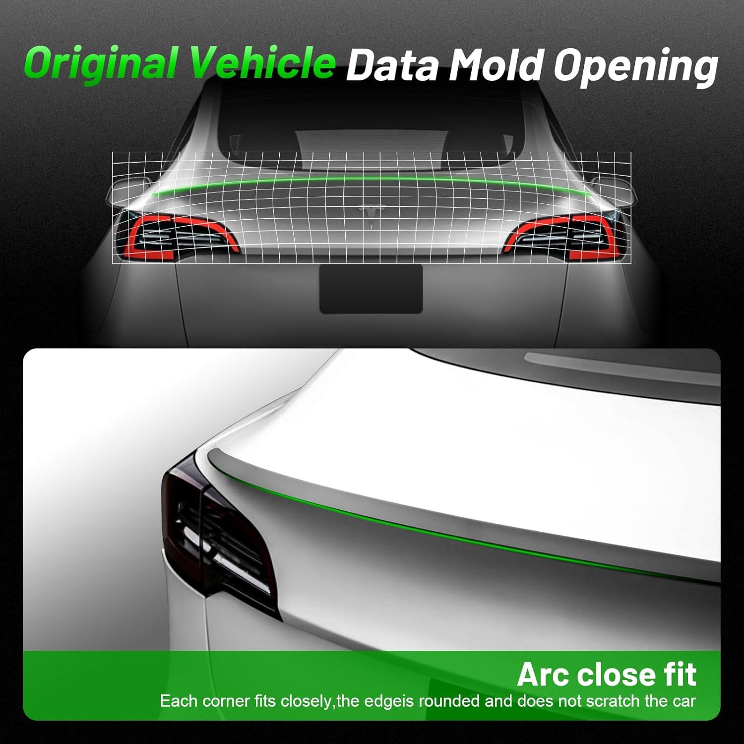 Spoiler Alerón Trasero Tesla Model 3 2017-2023 ABS Negro Mate