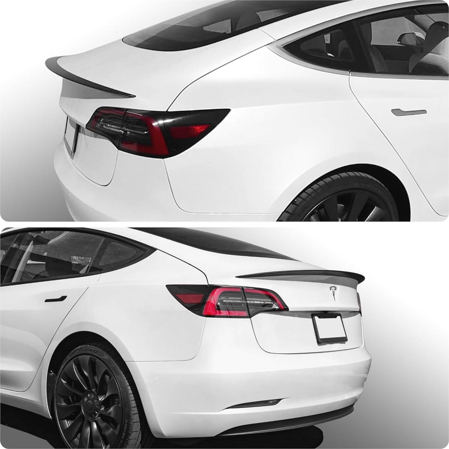 Spoiler Alerón Trasero Tesla Model 3 2017-2023 ABS Negro Mate