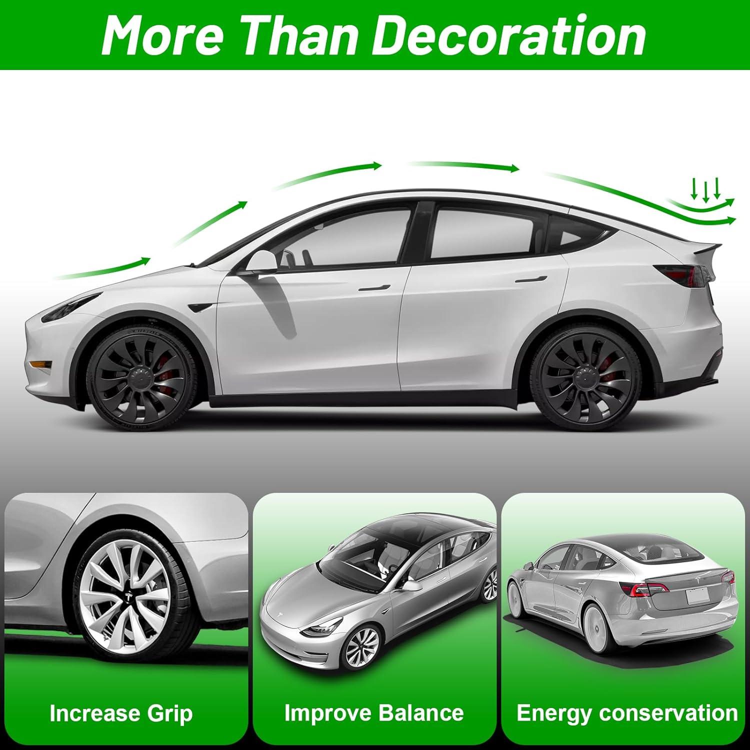 Spoiler Alerón Trasero Tesla Model 3 2017-2023 ABS Negro Mate