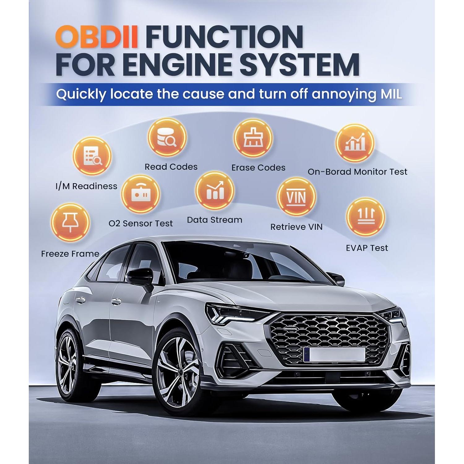 Escáner OBD2 OBDMATE OM901 con Diagnóstico ABS/SRS/Motor