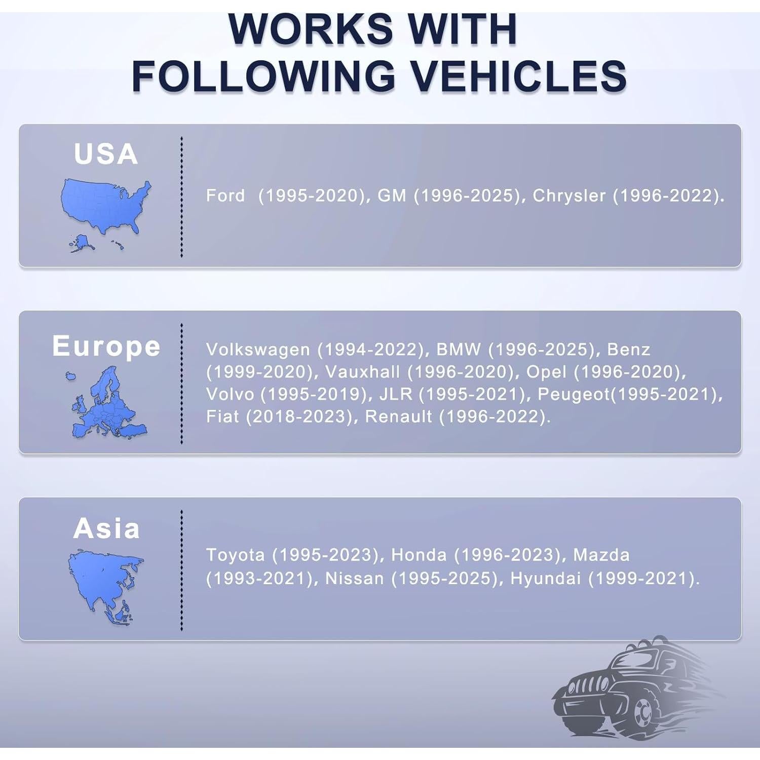 Escáner OBD2 OBDMATE OM901 con Diagnóstico ABS/SRS/Motor