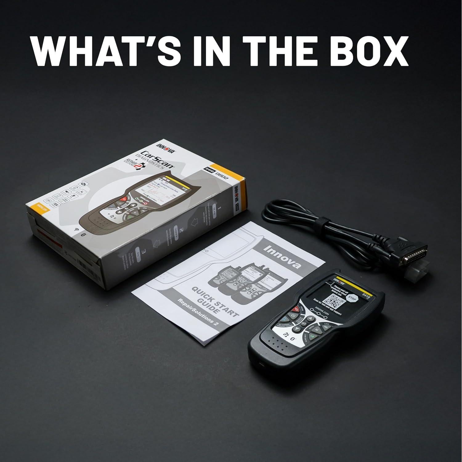 Escáner OBD2 Innova 5410 para Autos y Camiones - Diagnóstico Motor, ABS, SRS