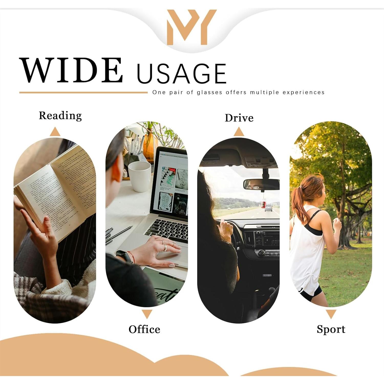 Gafas de lectura bifocales fotoquímicas con protección UV