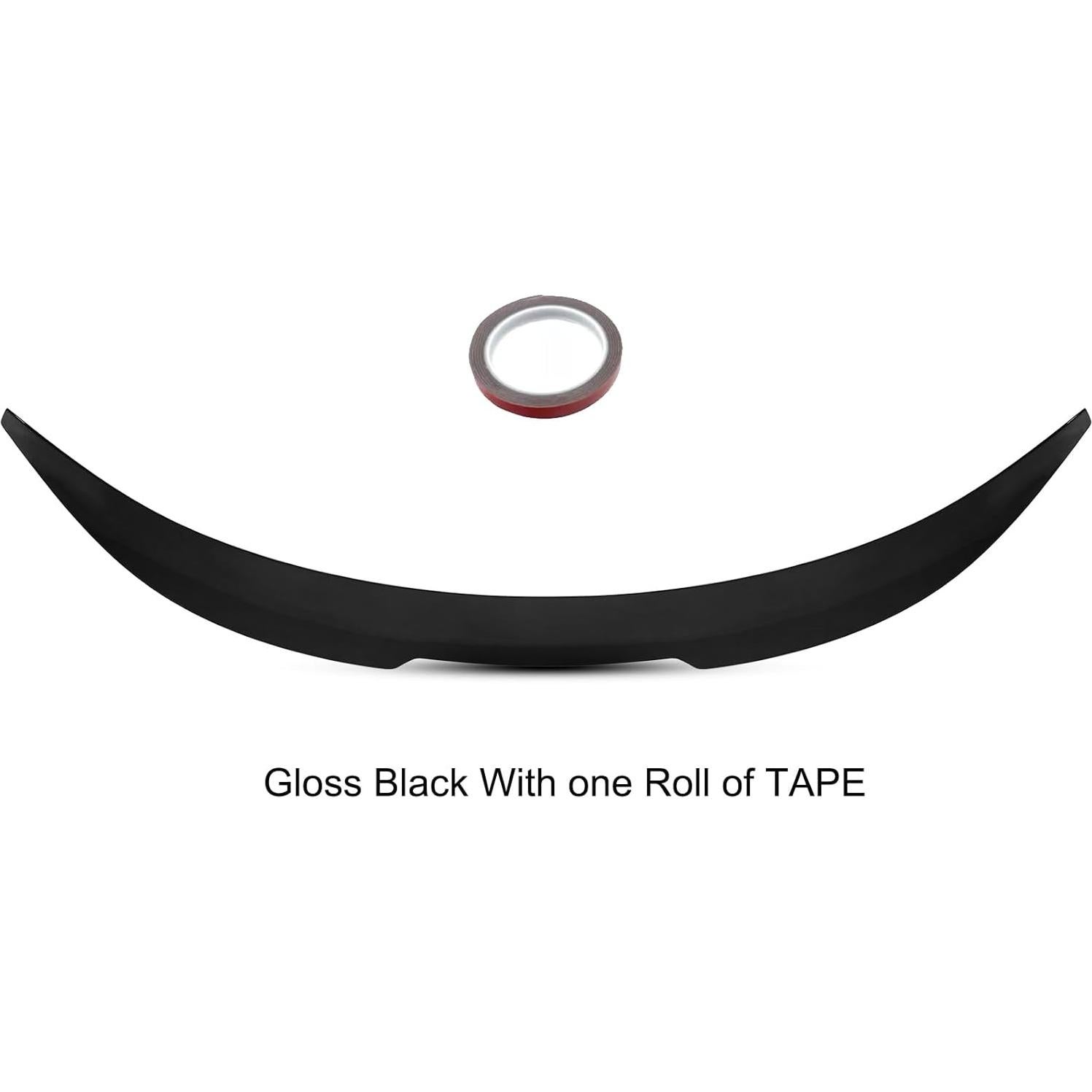 Alerón trasero ABS para Tesla Model 3 2017-2023 - Negro Brillante