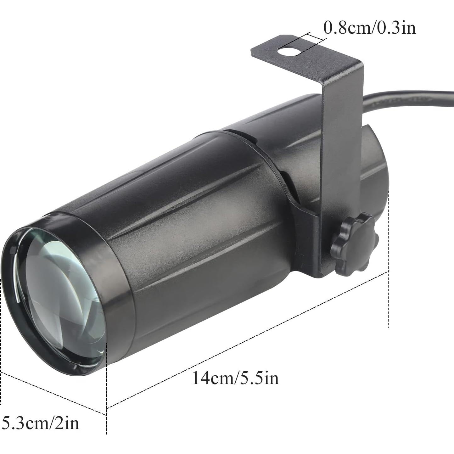 Luz de bola de discoteca Jinda Audio LED 3W azul