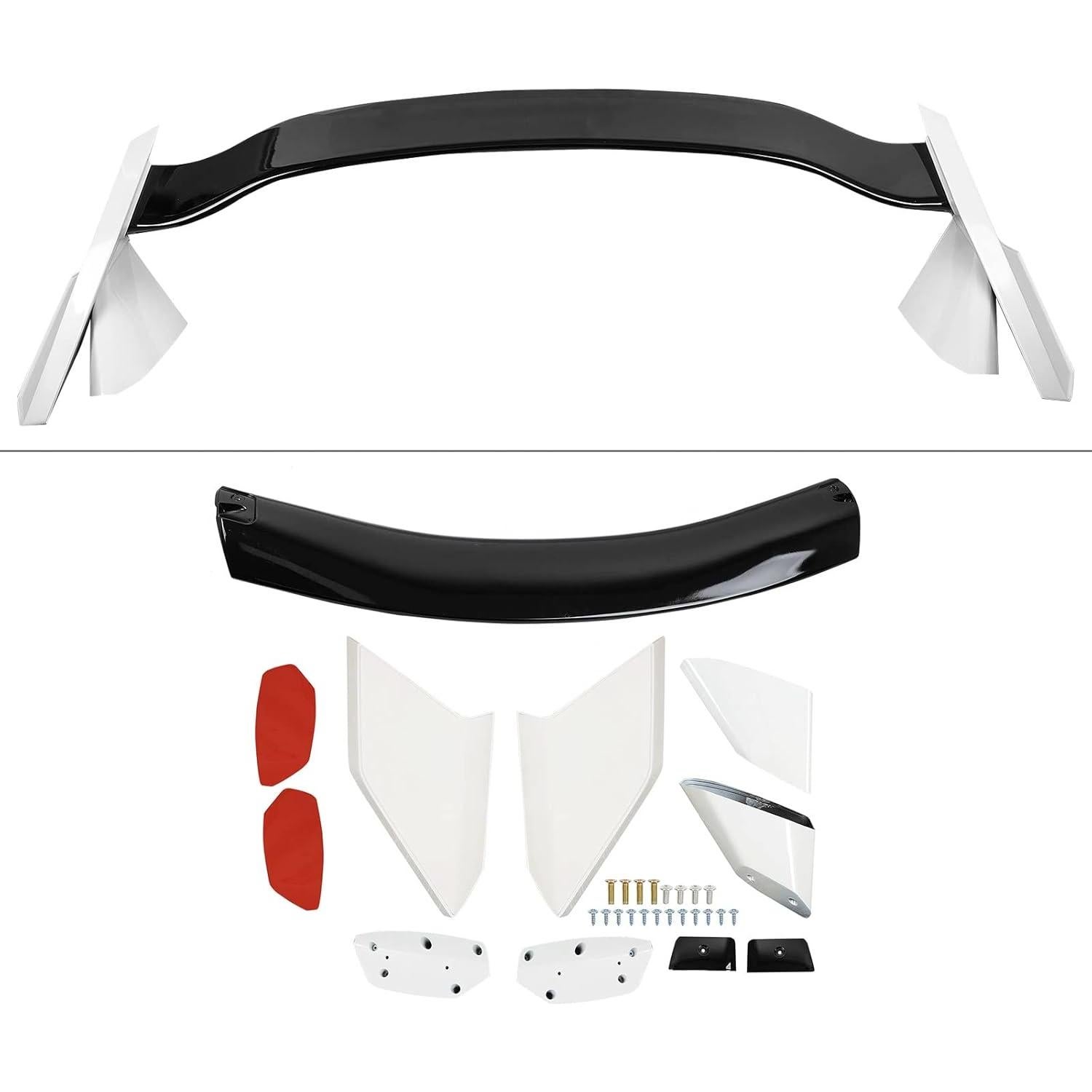 Alerón Trasero ZXMOTO para Honda Civic Sedán 2016-2021 Blanco/Negro