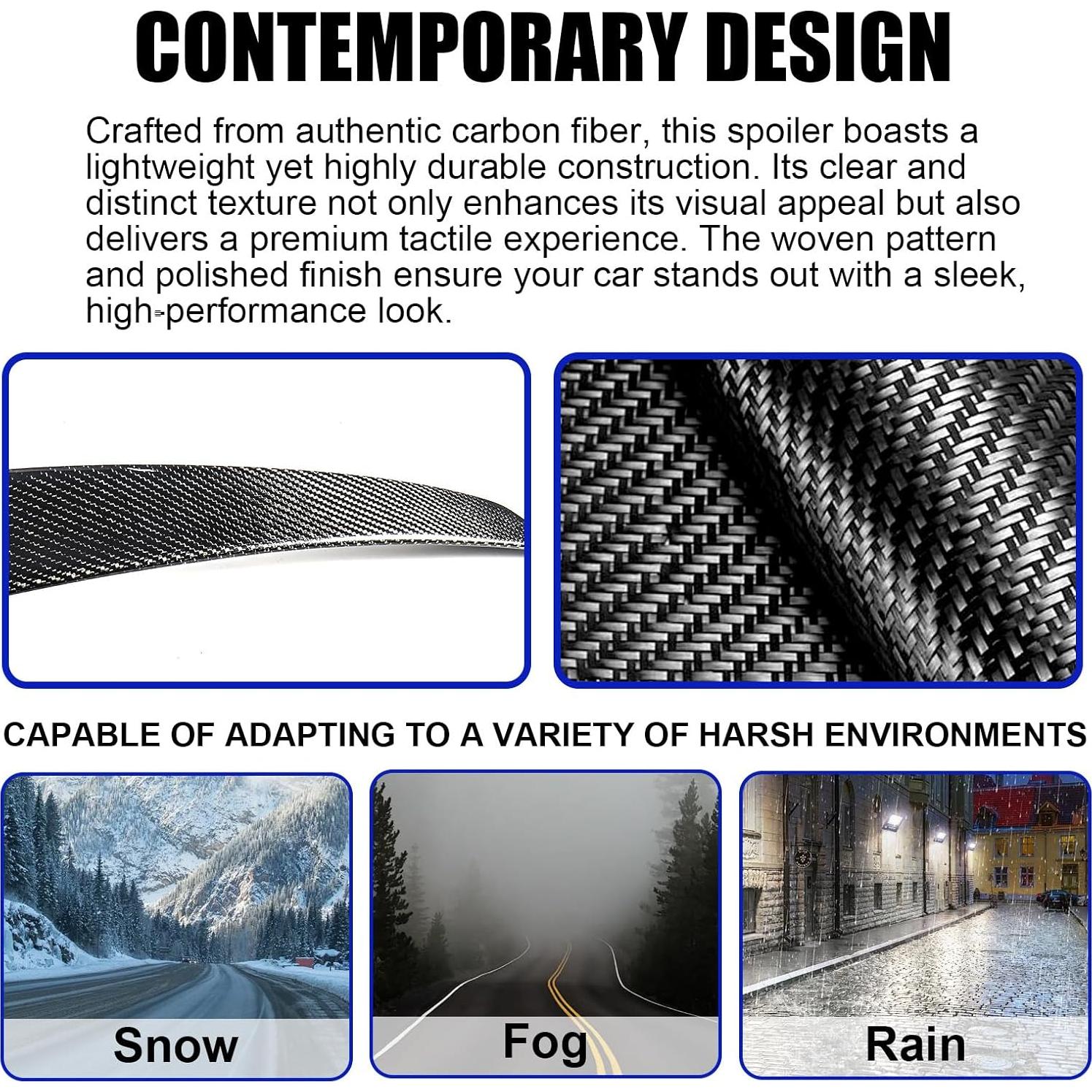 Alerón de Fibra de Carbono Fancemot para Mercedes-Benz CLS 2019-2023