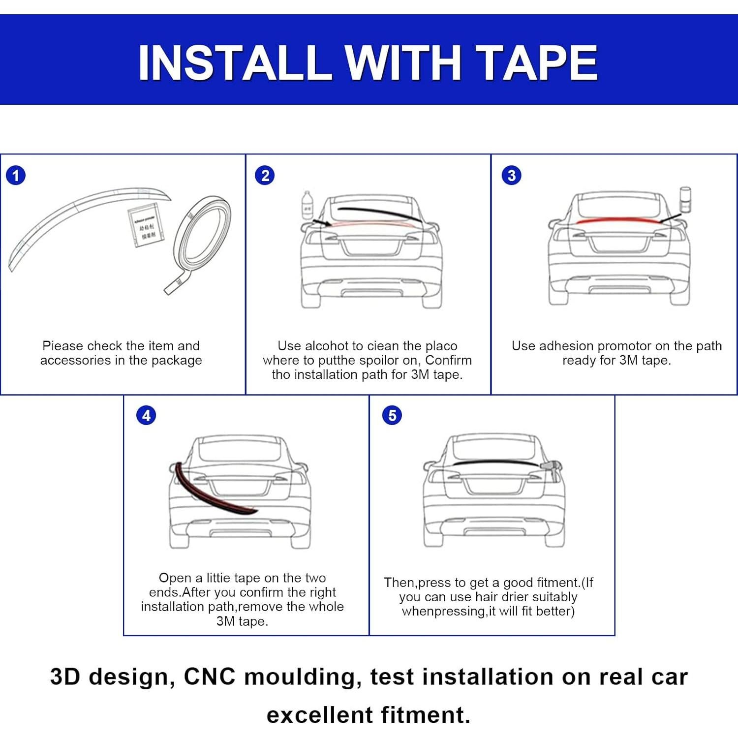 Alerón de Fibra de Carbono Fancemot para Mercedes-Benz CLS 2019-2023