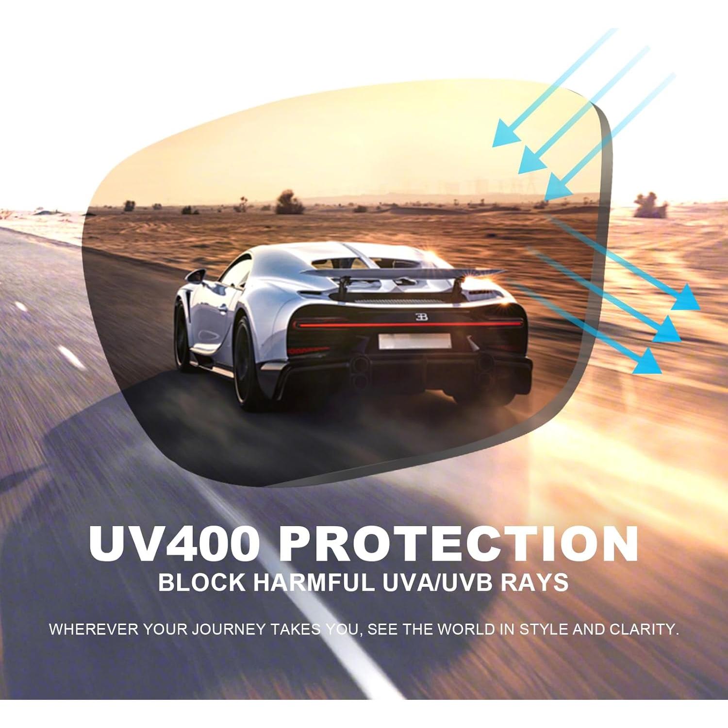 Gafas de Sol Bifocales Missfive 2-Pack UV400 Hombres