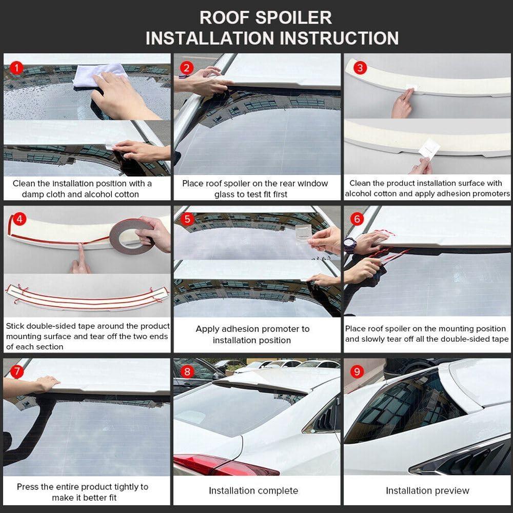 Alerón Trasero de Techo ZONEEAKO para Mercedes C-Class W205