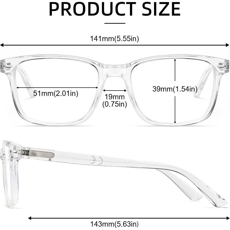 Gafas de miopía SUNAMOY con bloqueo luz azul -3.0D