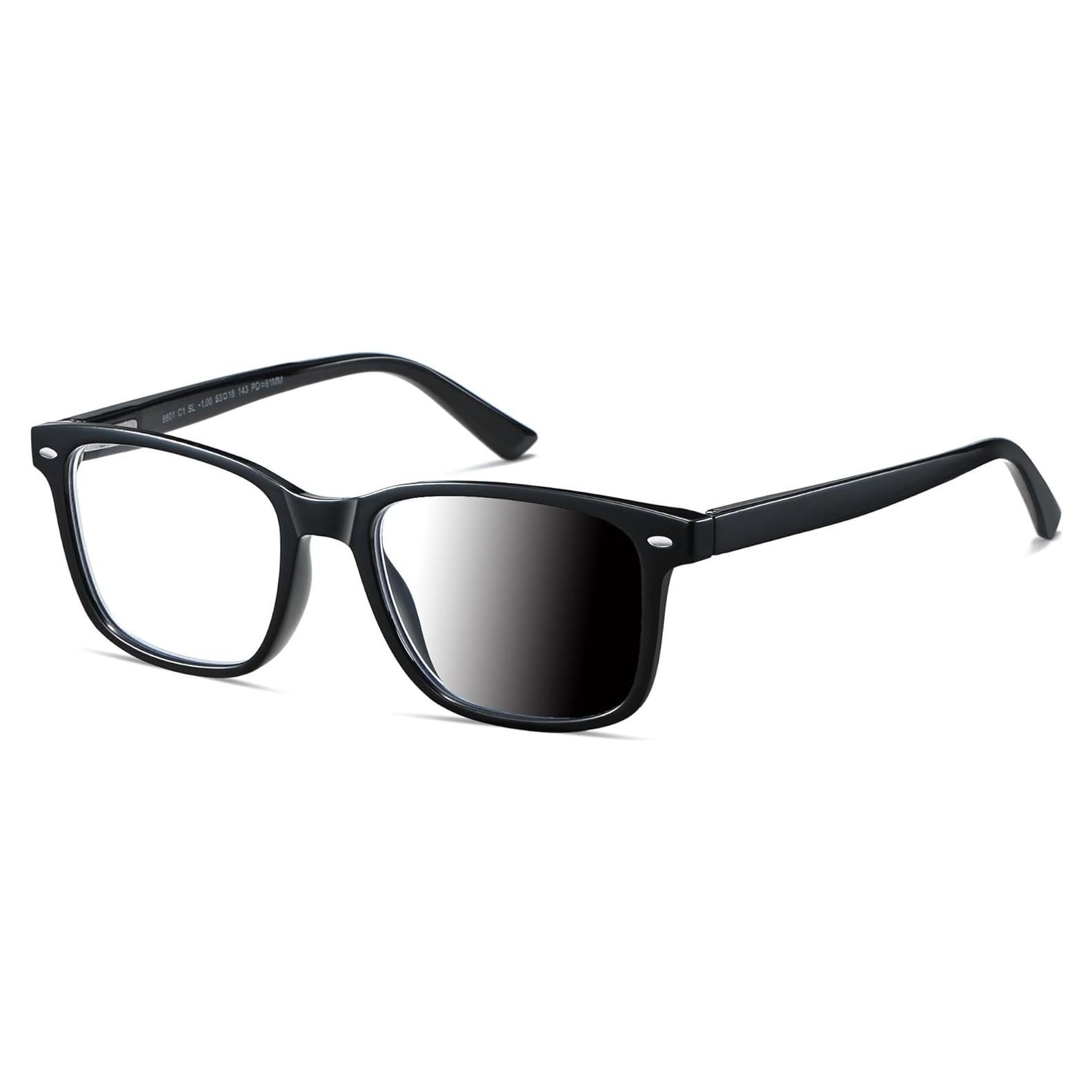 Gafas de miopía SUNAMOY fotoquímicas ligeras unisex