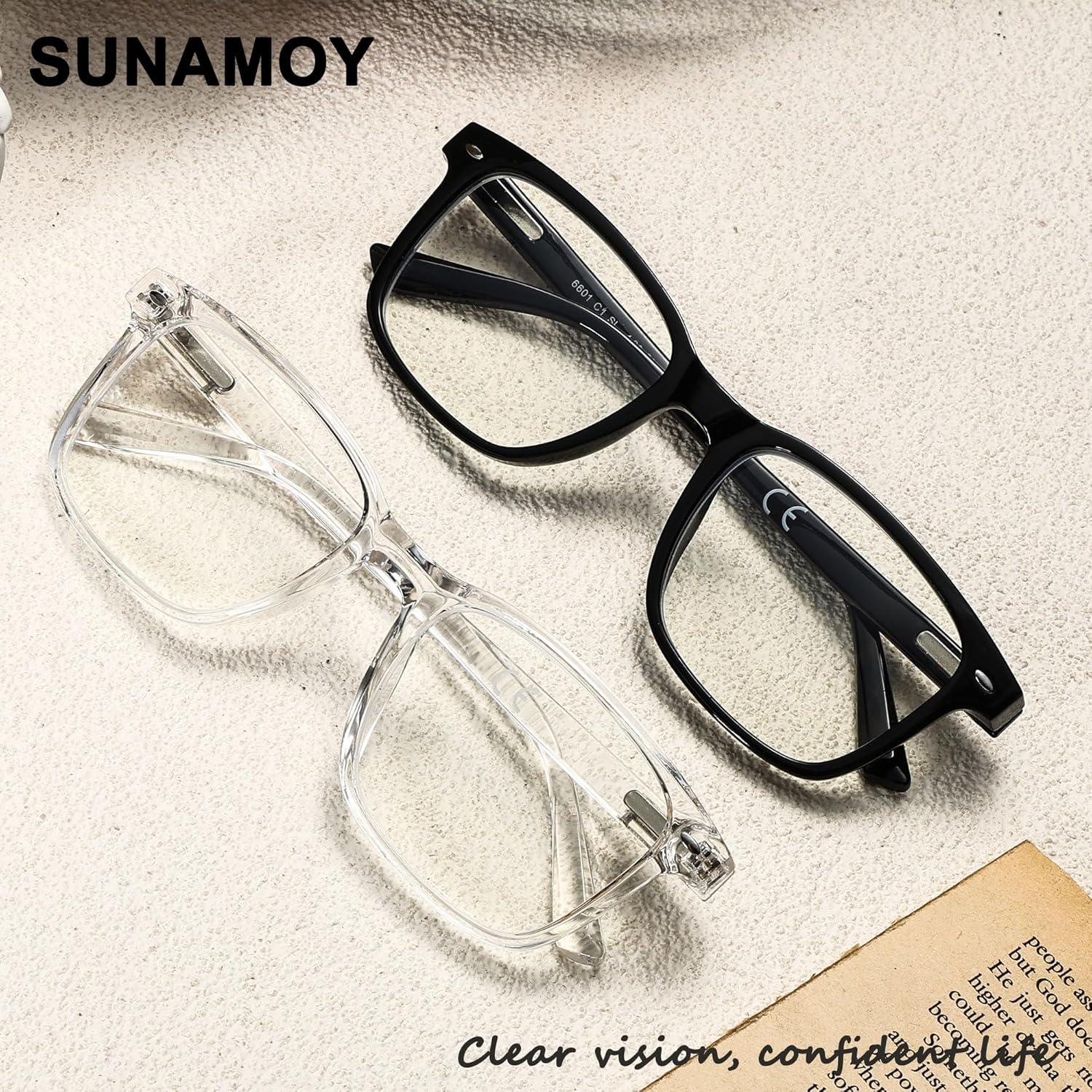 Gafas de miopía SUNAMOY fotoquímicas ligeras unisex