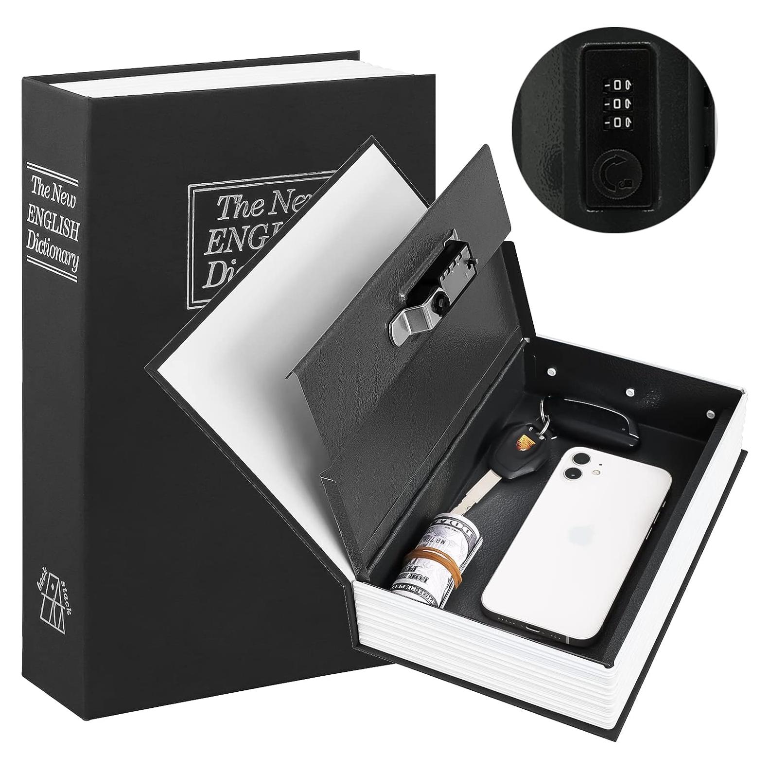 Caja Falsa de Libro KYODOLED con Cerradura de Combinación