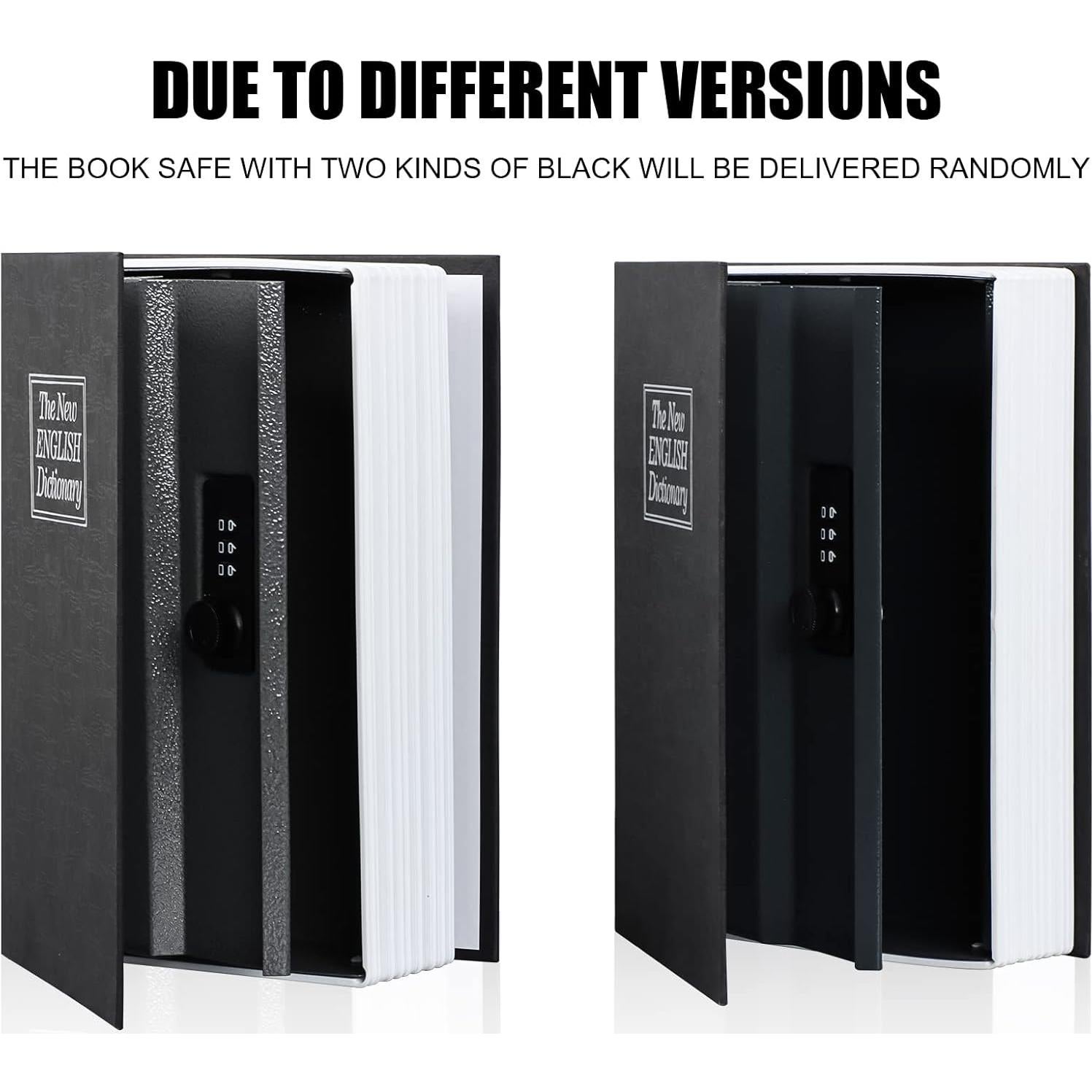 Caja Falsa de Libro KYODOLED con Cerradura de Combinación