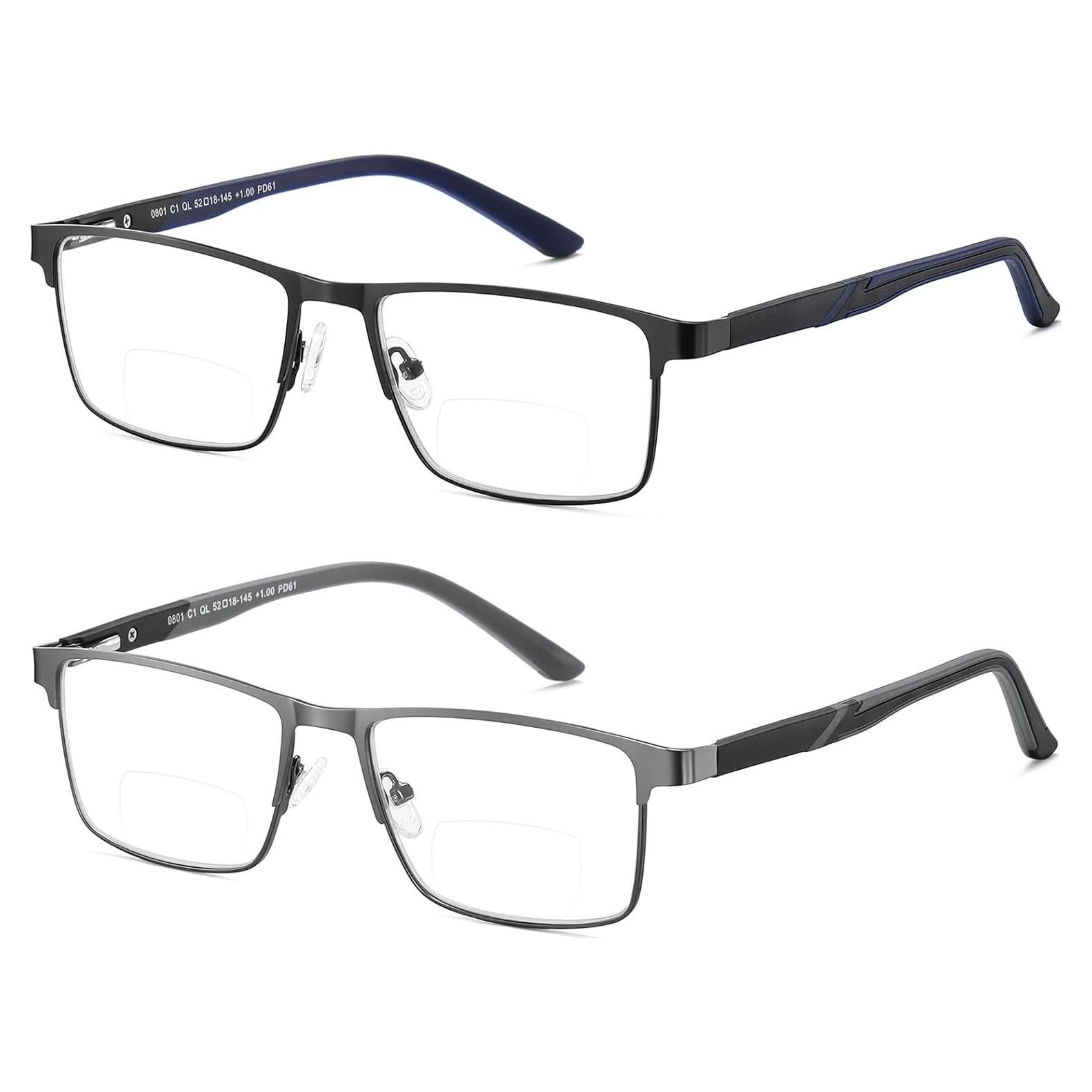 Gafas Progresivas Multifocales GOGLEAS para Hombres - 2 Paquetes