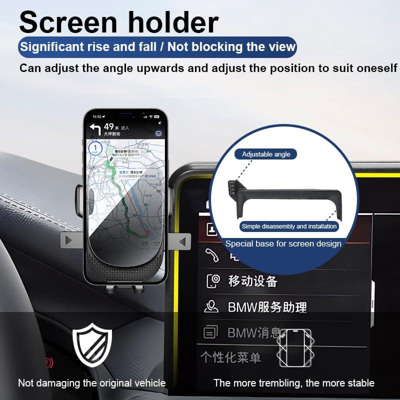 Soporte para teléfono de coche MikeHam para BMW X5/X6 2014-2019