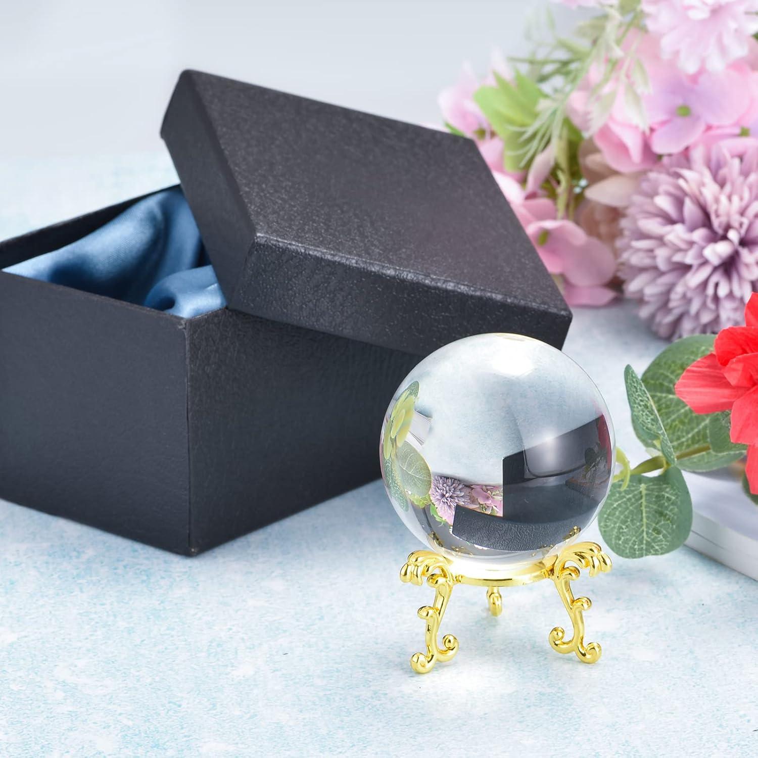 Bola de Cristal K9 PATIKIL 60mm con Soporte y Caja