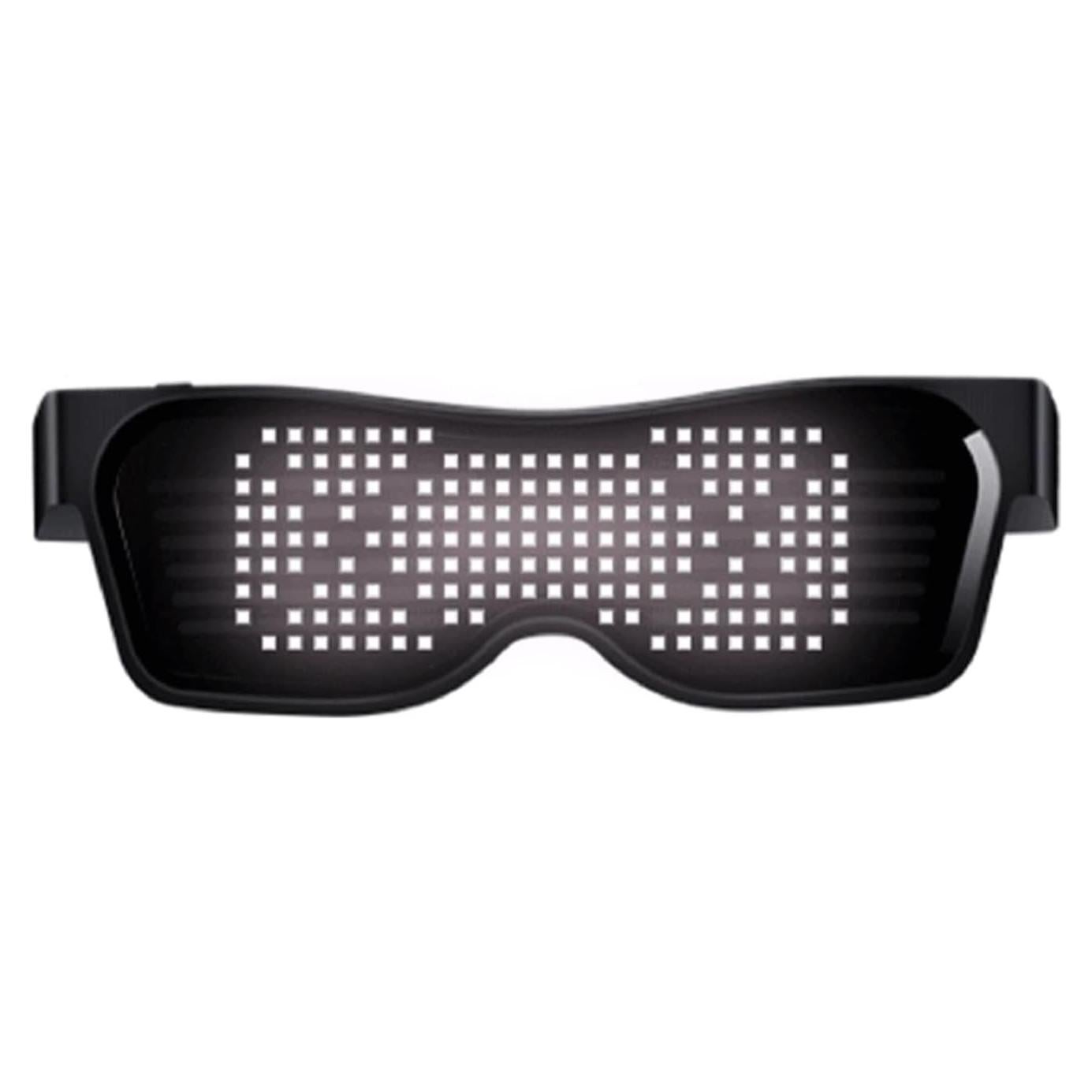 Gafas LED Inteligentes Bluetooth DIY para Fiesta y Halloween