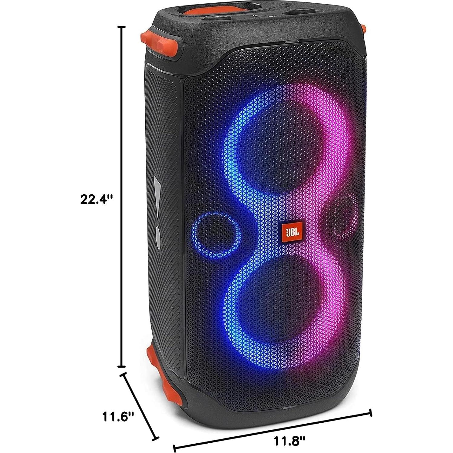 Altavoz portátil JBL PartyBox 110 con luces LED y 12h de batería