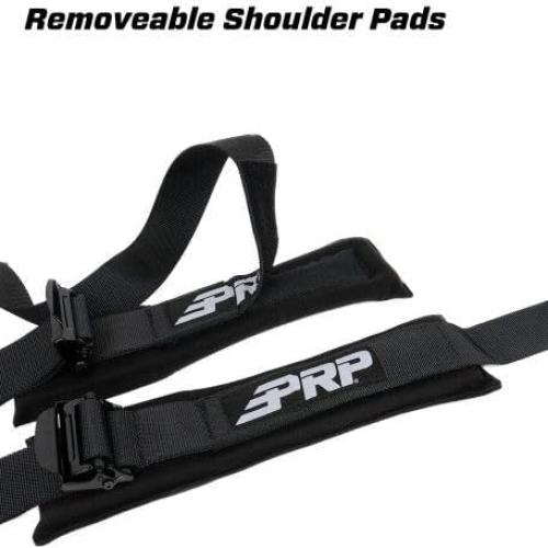 Arnés de 5 Puntos PRP SB5.3 con Cinturones de 7.62 cm Negro