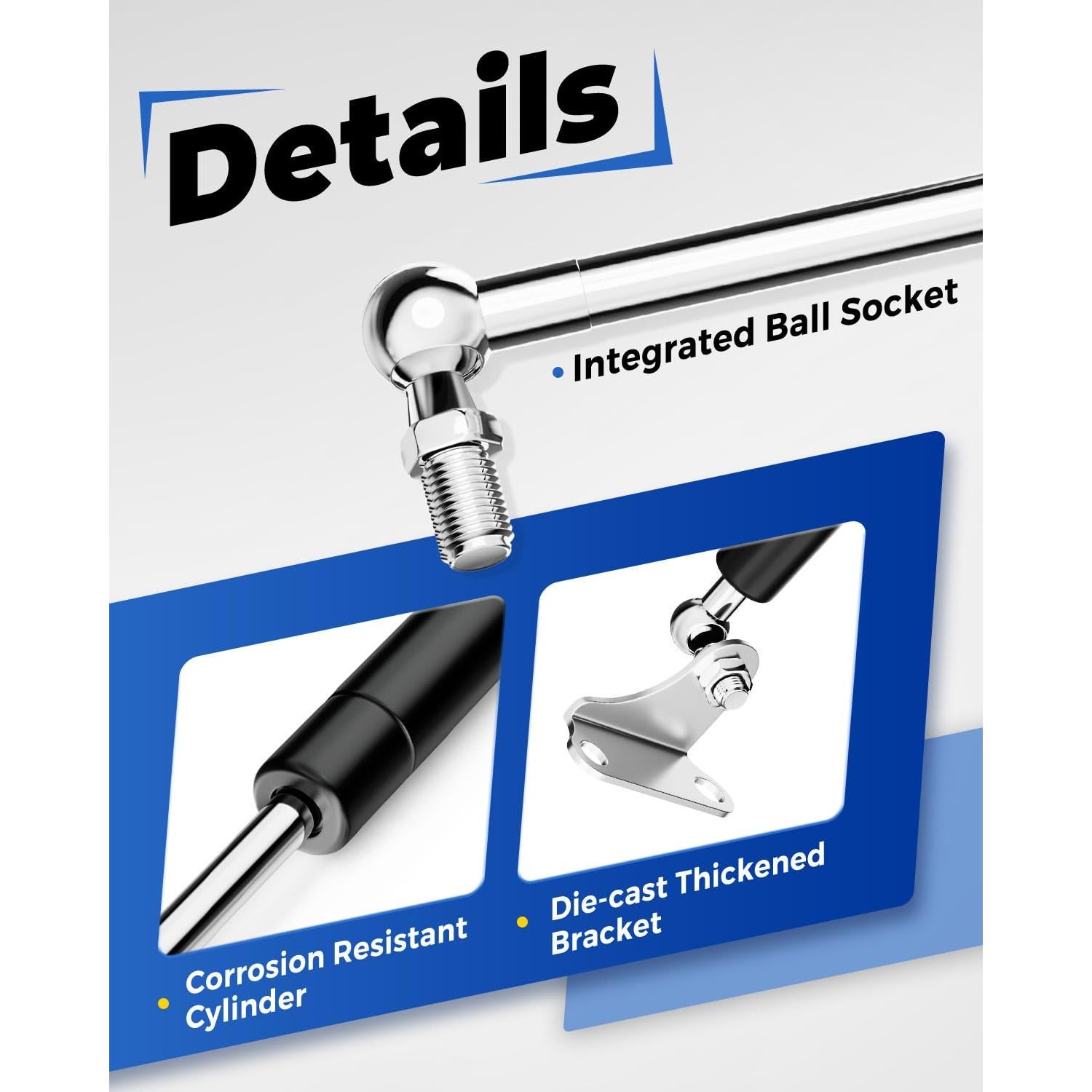 Resortes de Gas ARANA 15" (38.1 cm) 67 lbs (30.4 kg) para Cama