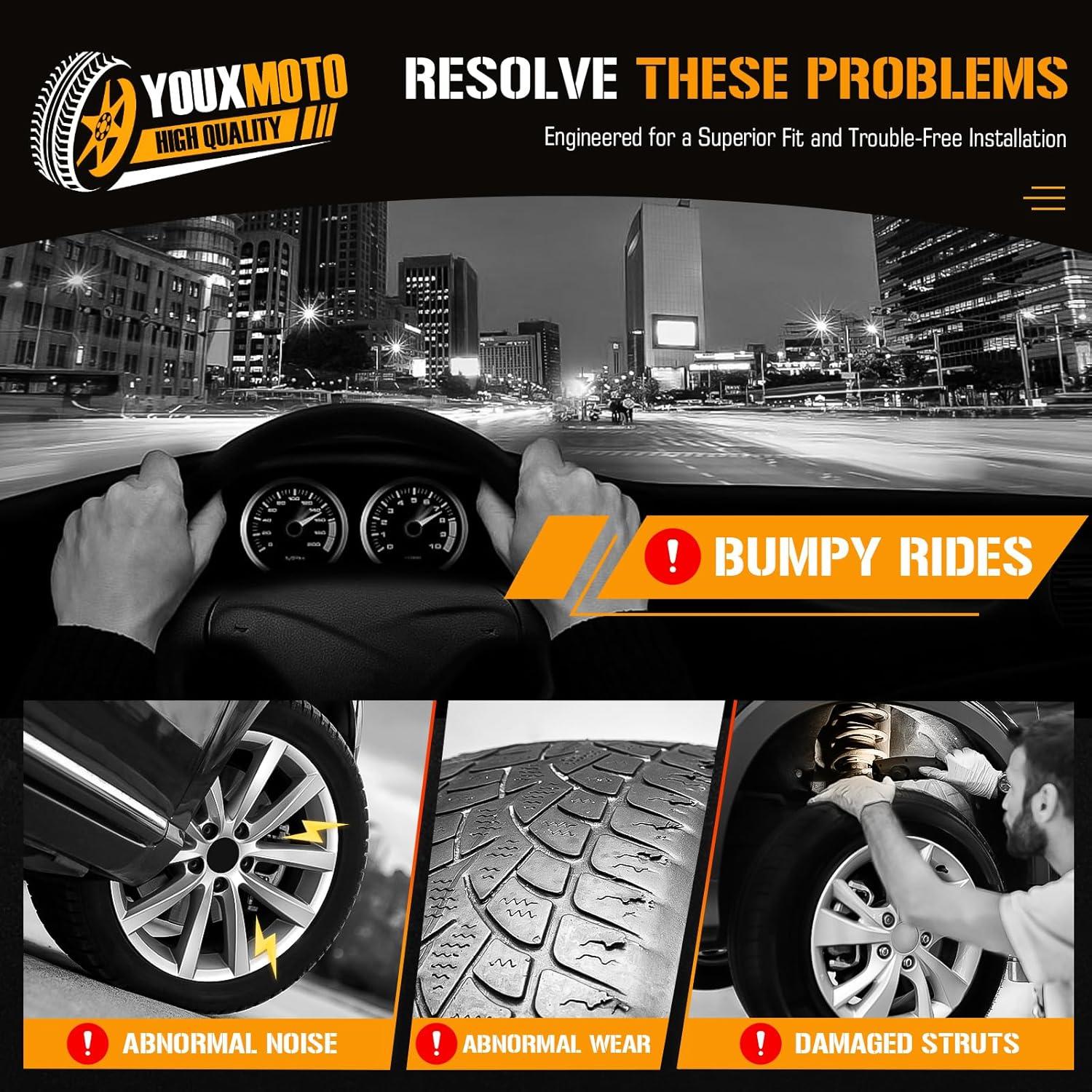 Amortiguador Completo Trasero Youxmoto para Honda Accord 2008-2012