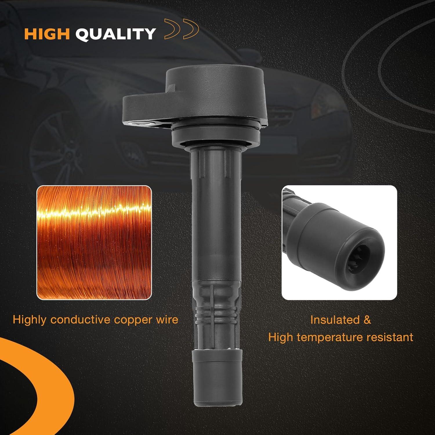 Juego de 6 Bobinas de Encendido HQPASFY para Acura y Honda