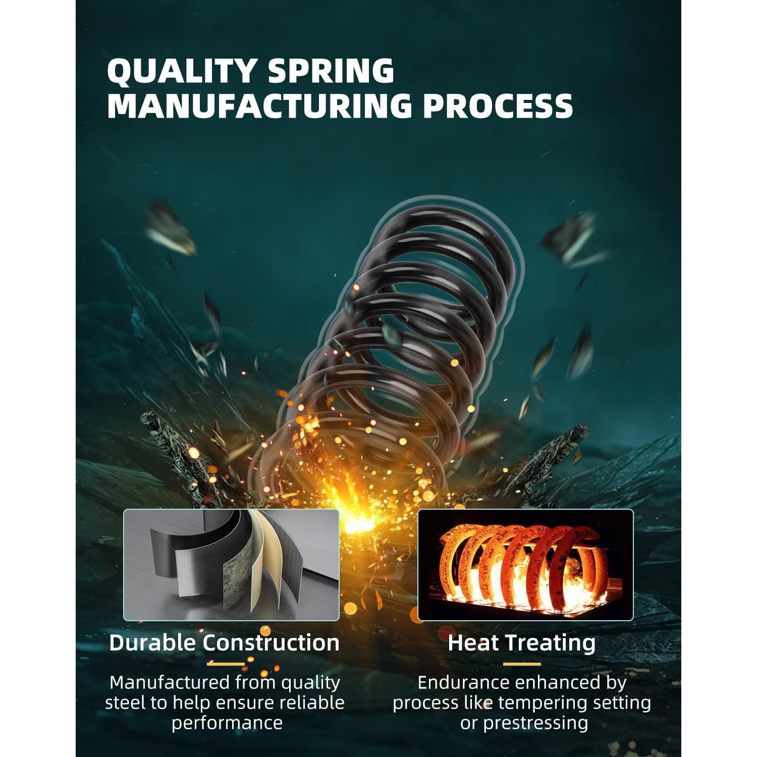 Juego de Resortes de Suspensión Trasera AUTOMUTO 81055 VW Golf/Jetta