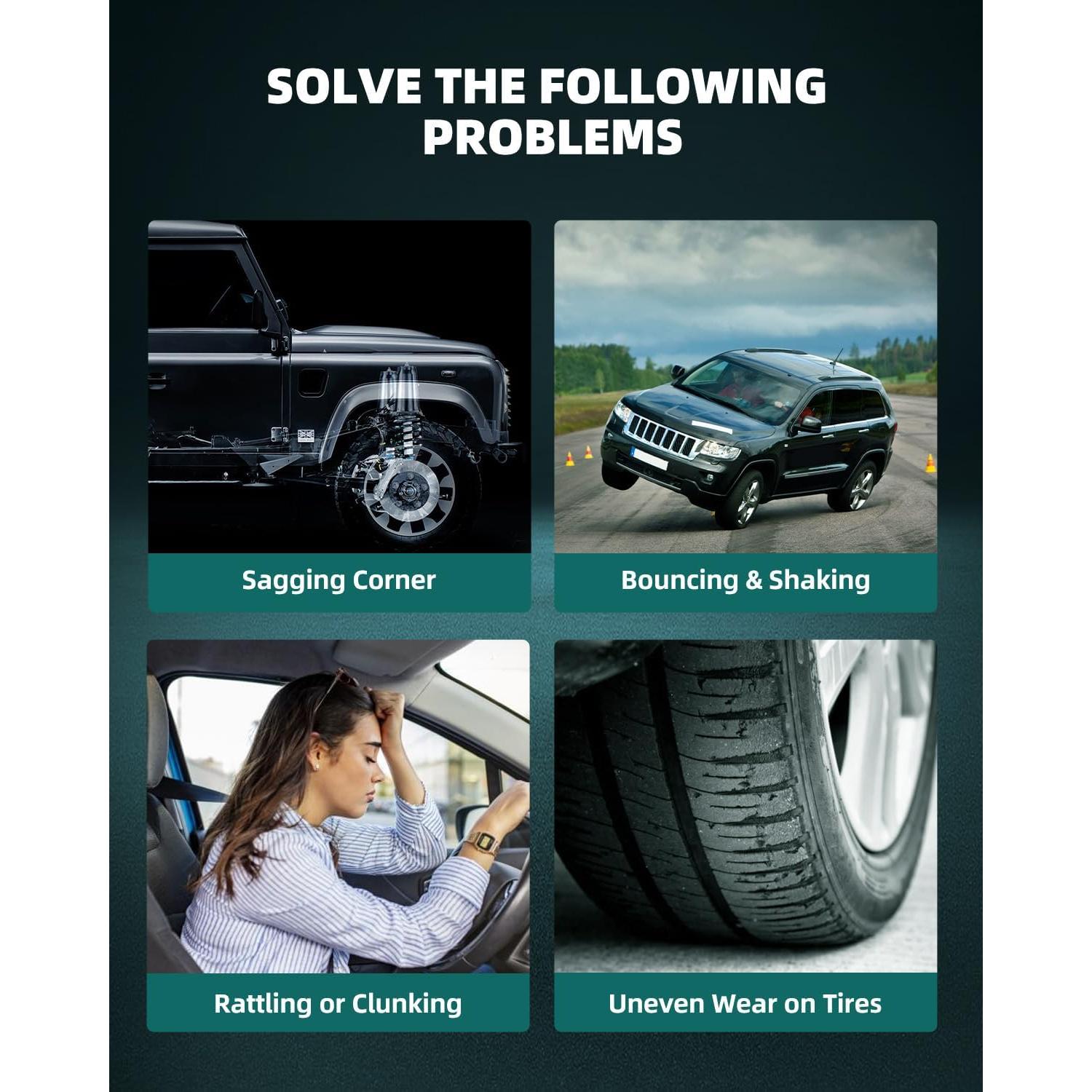 Juego de Resortes de Suspensión Trasera AUTOMUTO 81055 VW Golf/Jetta