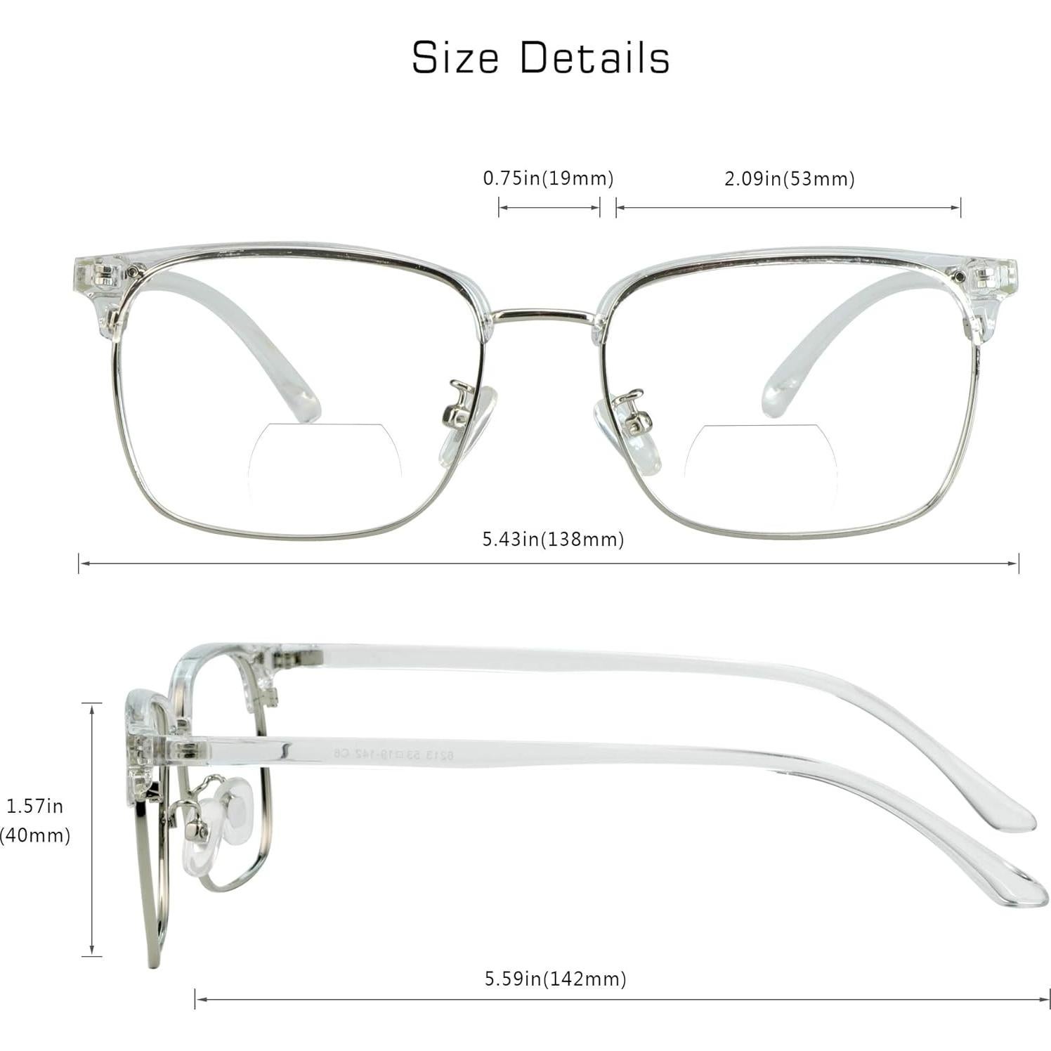 Gafas Bifocales VisionGlobal con Protección UV y Diseño Retro