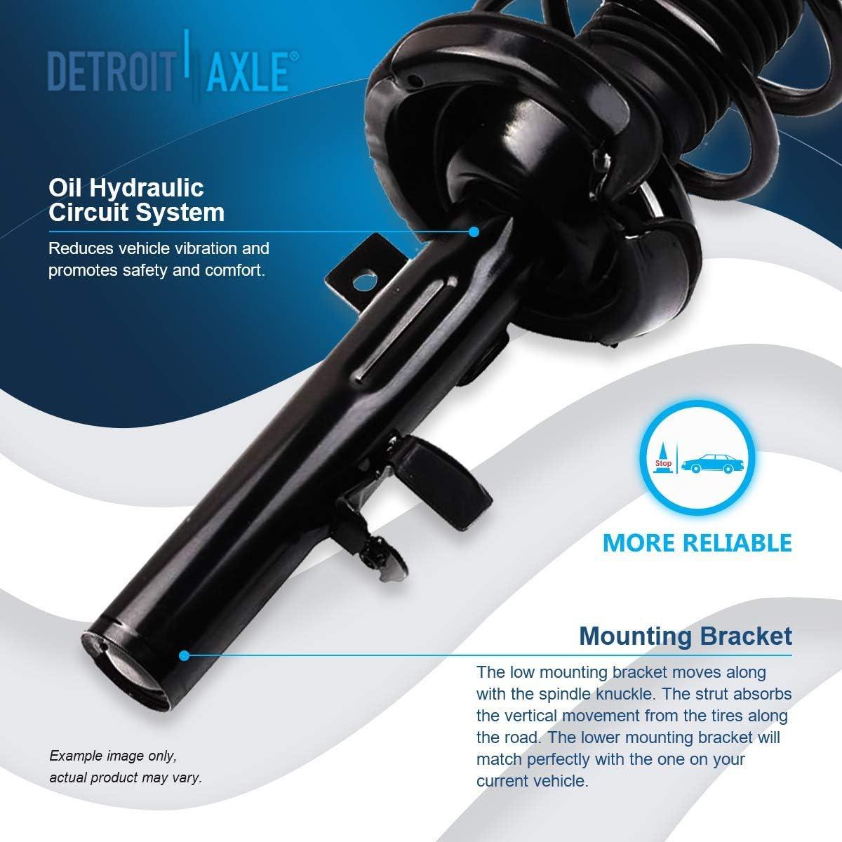 Amortiguadores Detroit Axle para Ford Focus 2012-2013 - Kit Completo