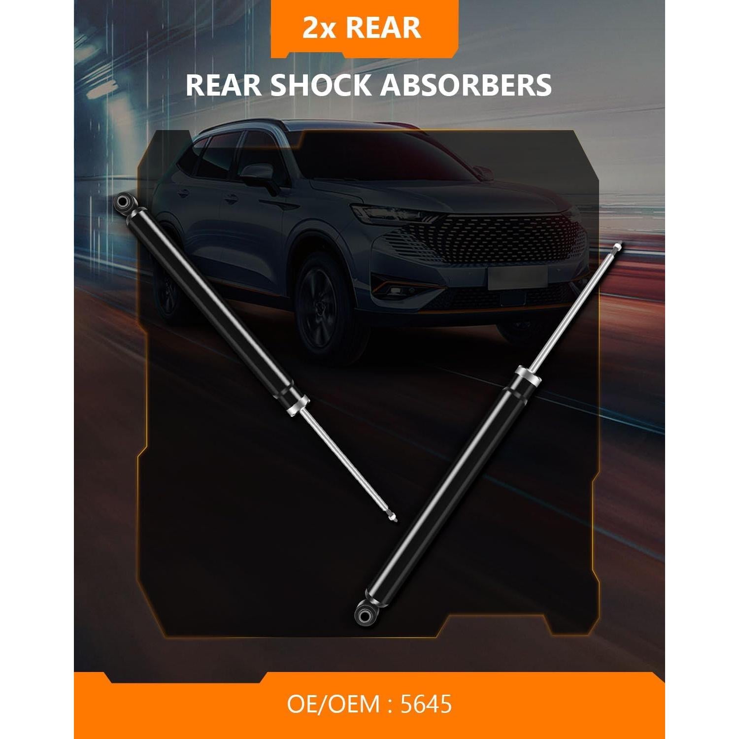 Amortiguadores Traseros OCPTY para Ford Focus 2012-2018 - Juego de 2