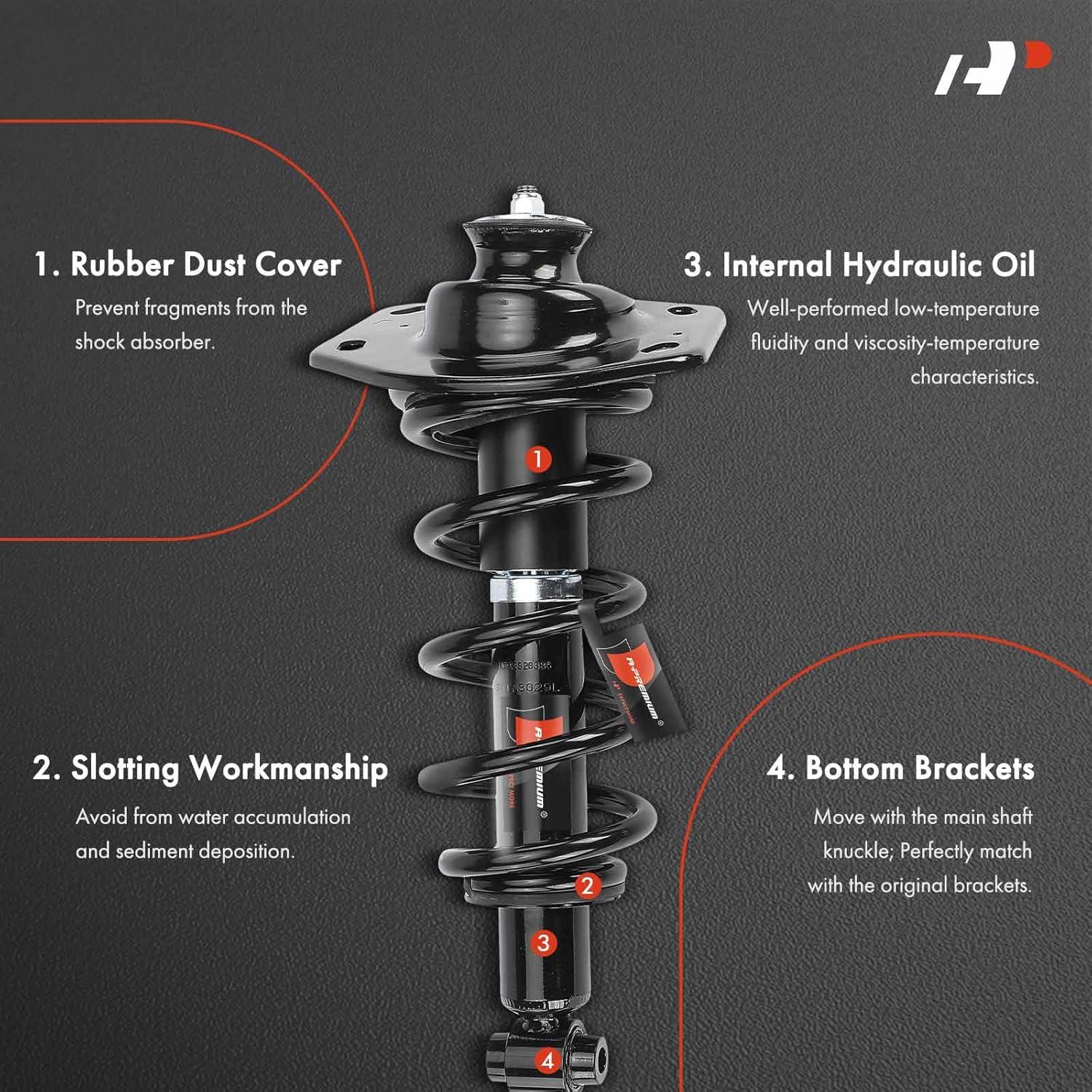 Amortiguadores Traseros A-Premium para Chevrolet Camaro 2010