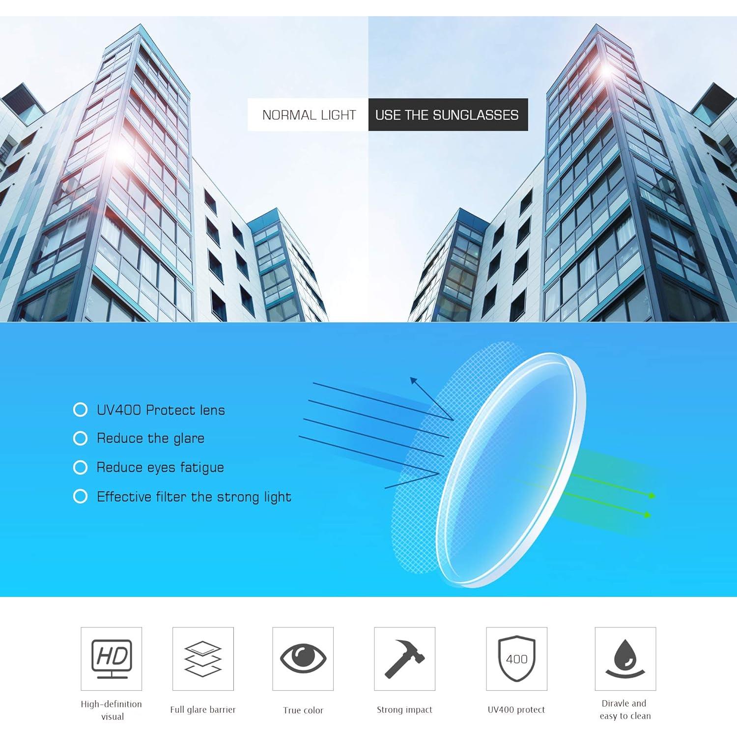 Gafas Bifocales VisionGlobal 2.5x con Protección UV