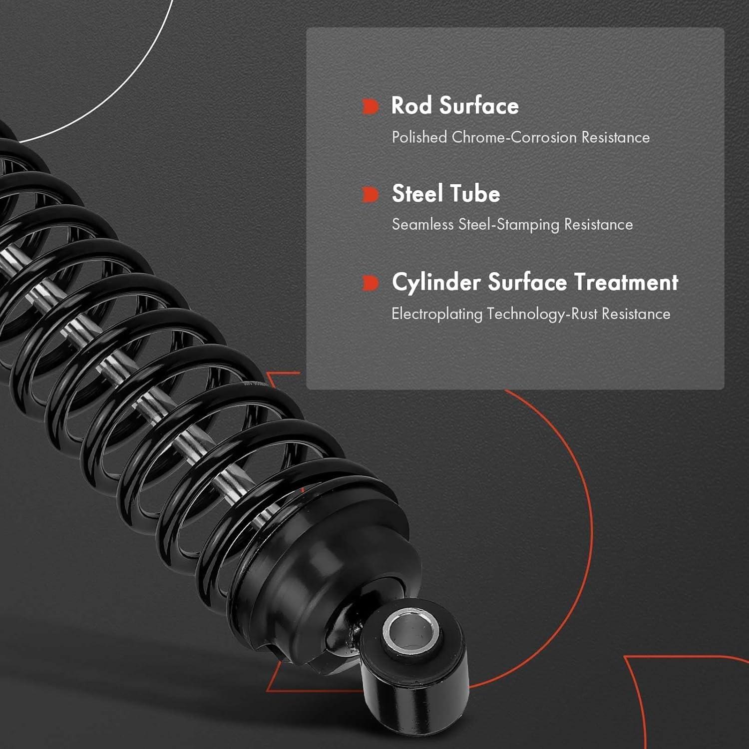 Amortiguadores Traseros A-Premium con Resortes de Bobina - 2 Piezas