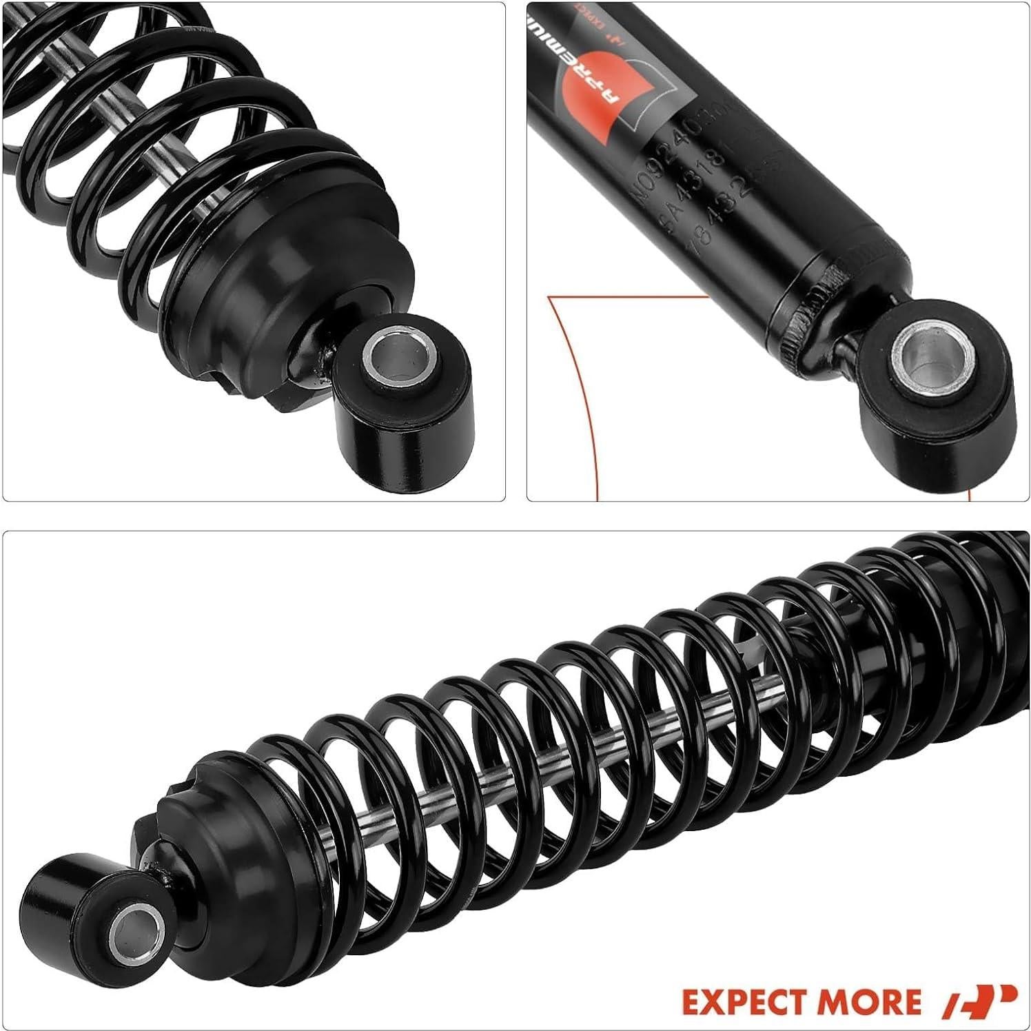 Amortiguadores Traseros A-Premium con Resortes de Bobina - 2 Piezas