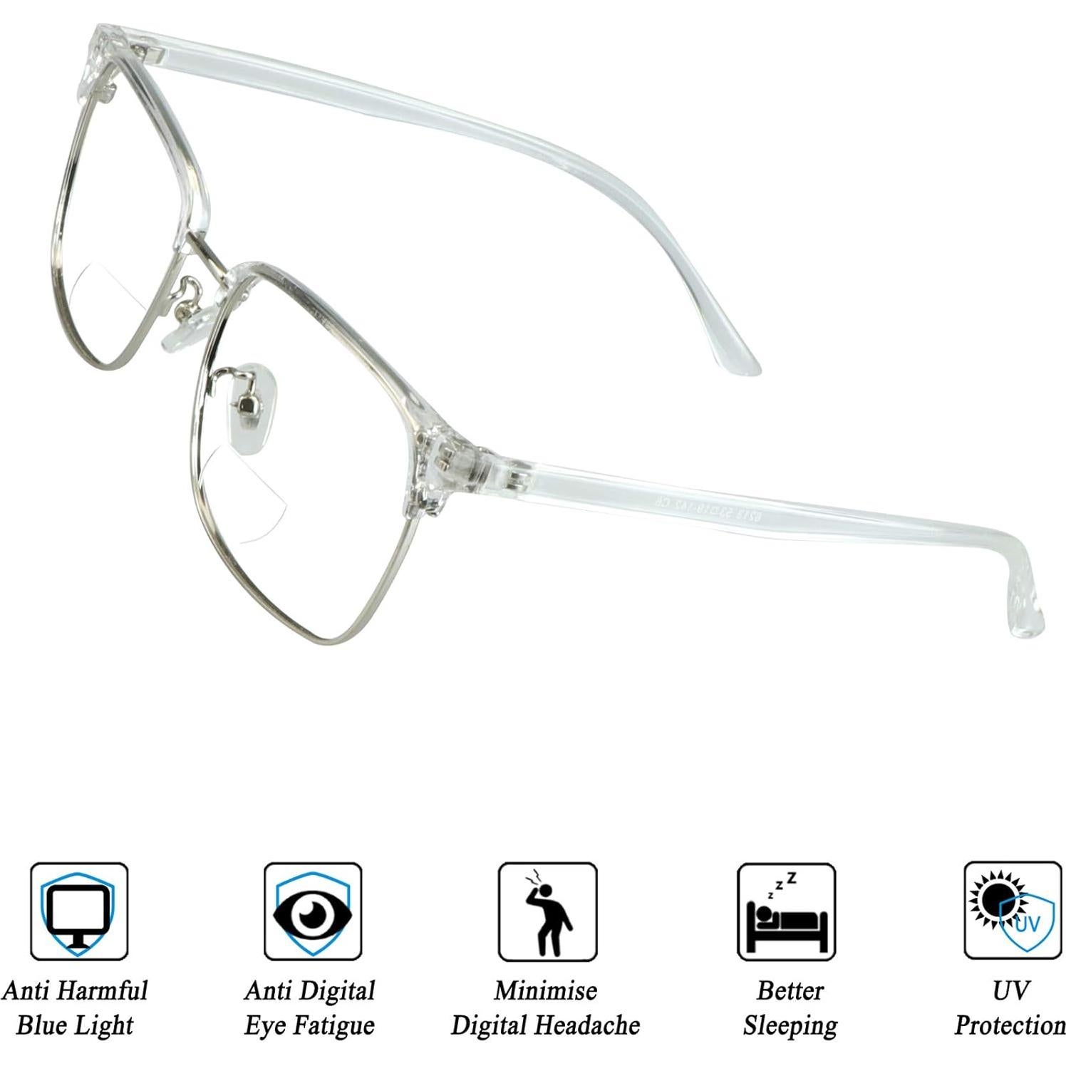 Gafas Bifocales VisionGlobal con Protección Luz Azul 3.25x