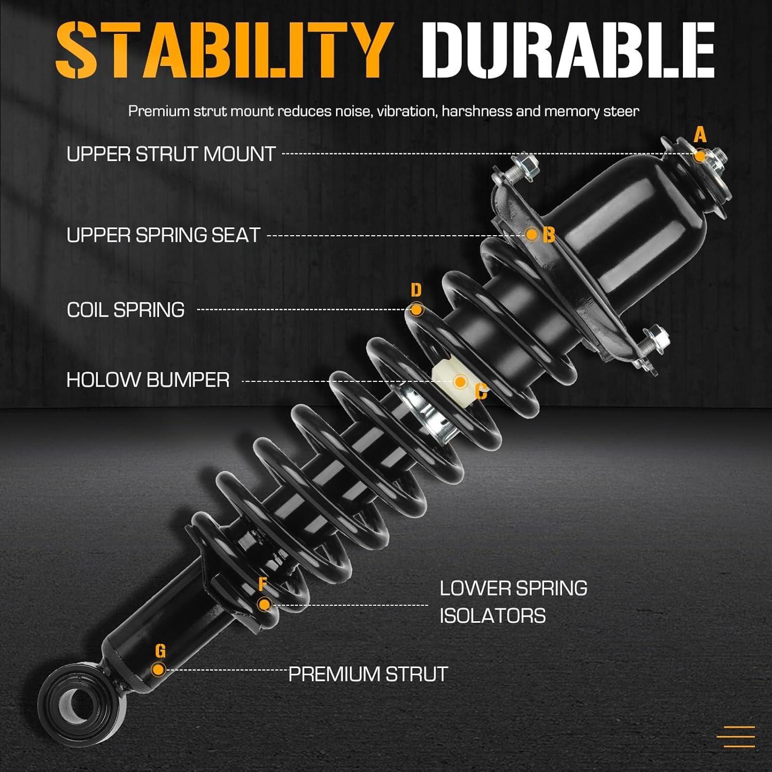 Amortiguador trasero completo Youxmoto para Pontiac Vibe 2003-2008