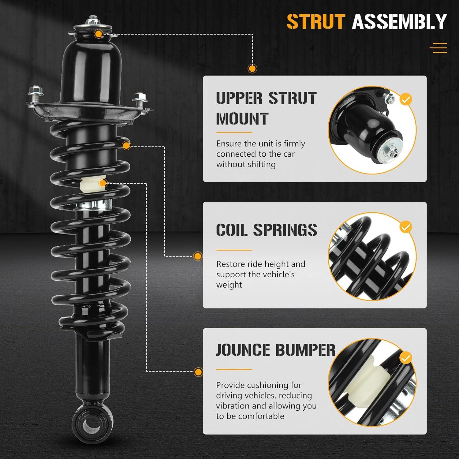 Amortiguador trasero completo Youxmoto para Pontiac Vibe 2003-2008