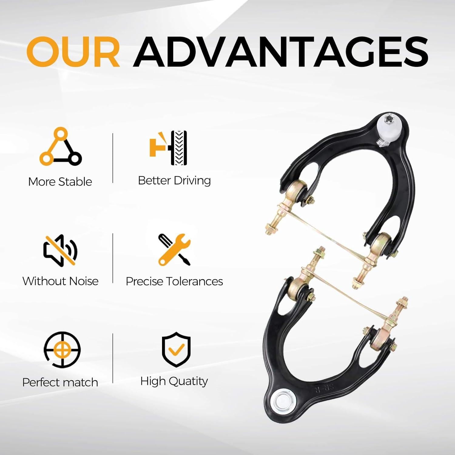 Brazo de Control Superior Frontal MACEL K90448 K90449 Honda Acura