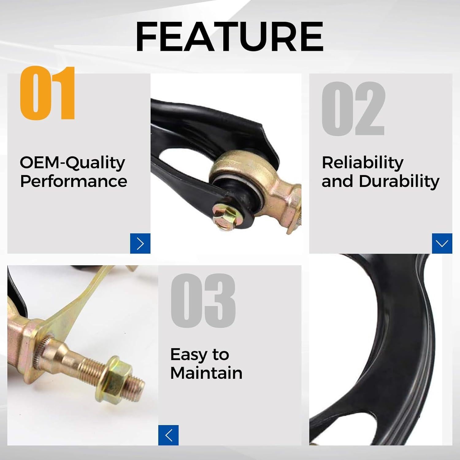 Brazo de Control Superior Frontal MACEL K90448 K90449 Honda Acura