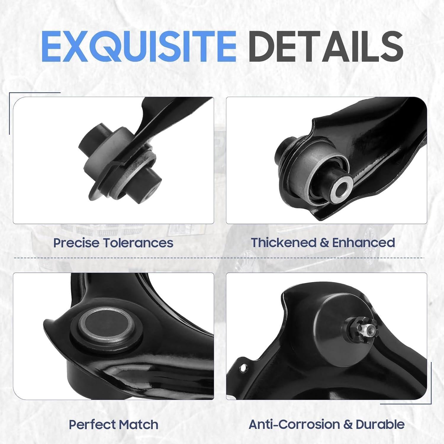 Kit de Suspensión Delantera ILONPA BUCT0011S para Accord 2003-2007 y Acura TSX 2004-2008