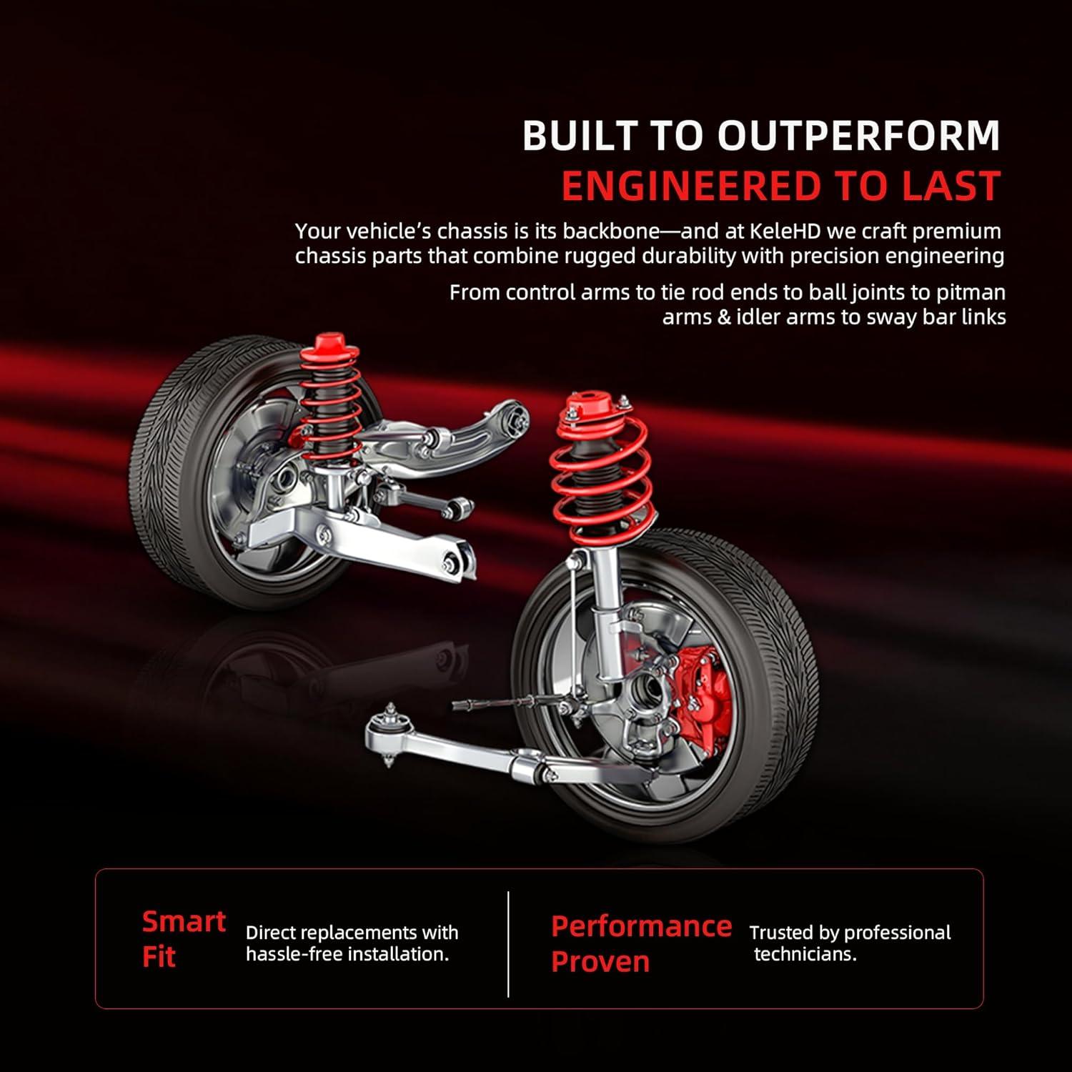 Kit de Suspensión Delantera KeleHD 12 Piezas para Honda Accord y Acura TSX