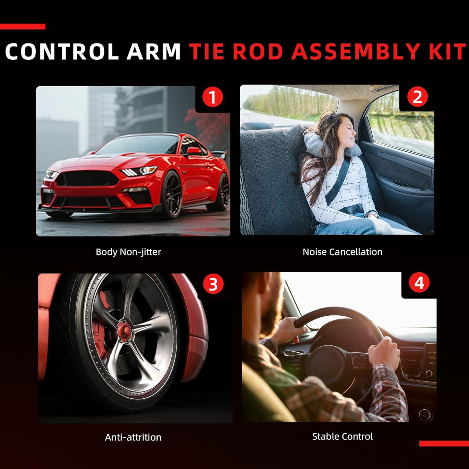 Kit de Suspensión Delantera KeleHD 12 Piezas para Honda Accord y Acura TSX