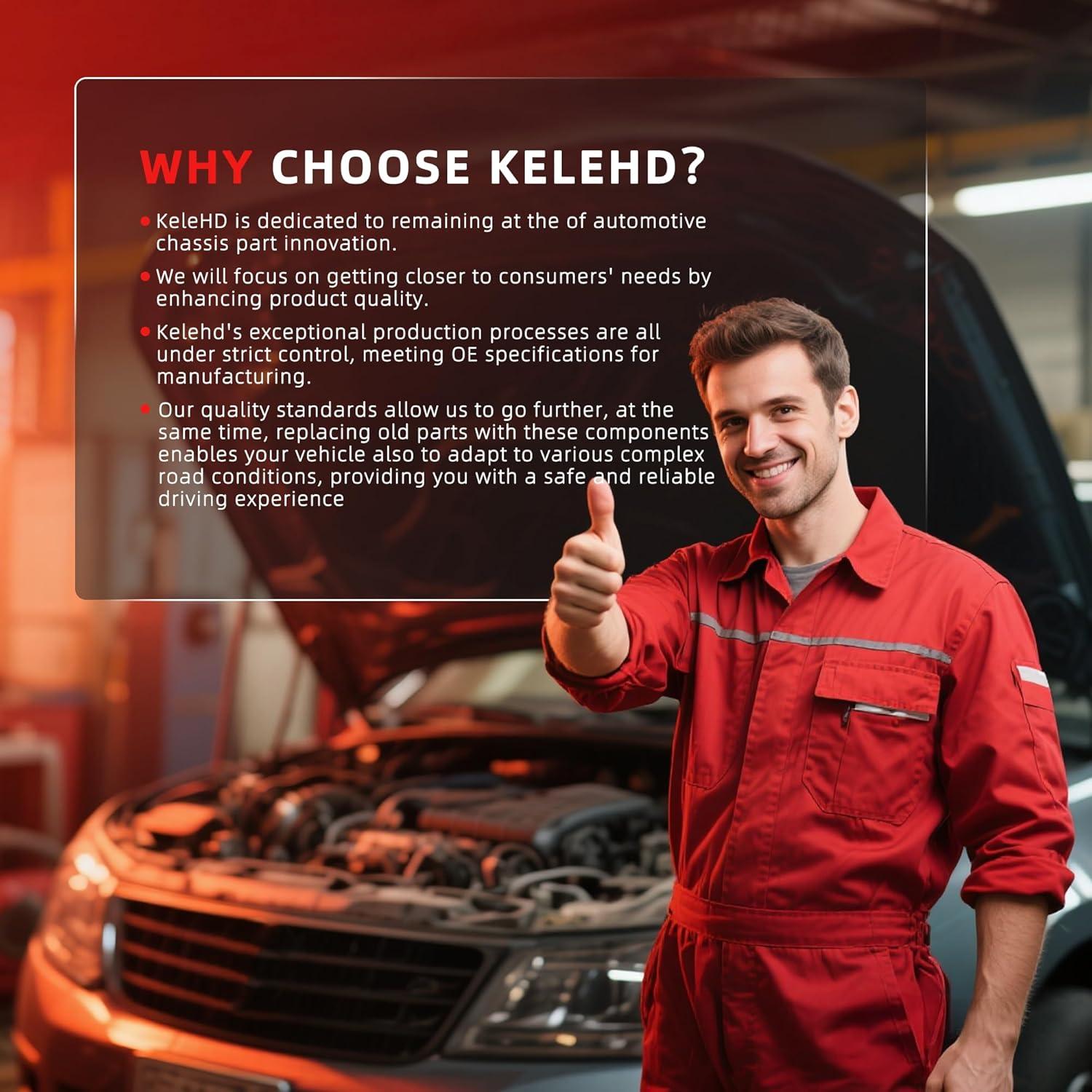 Kit de Suspensión Delantera KeleHD 12 Piezas para Honda Accord y Acura TSX