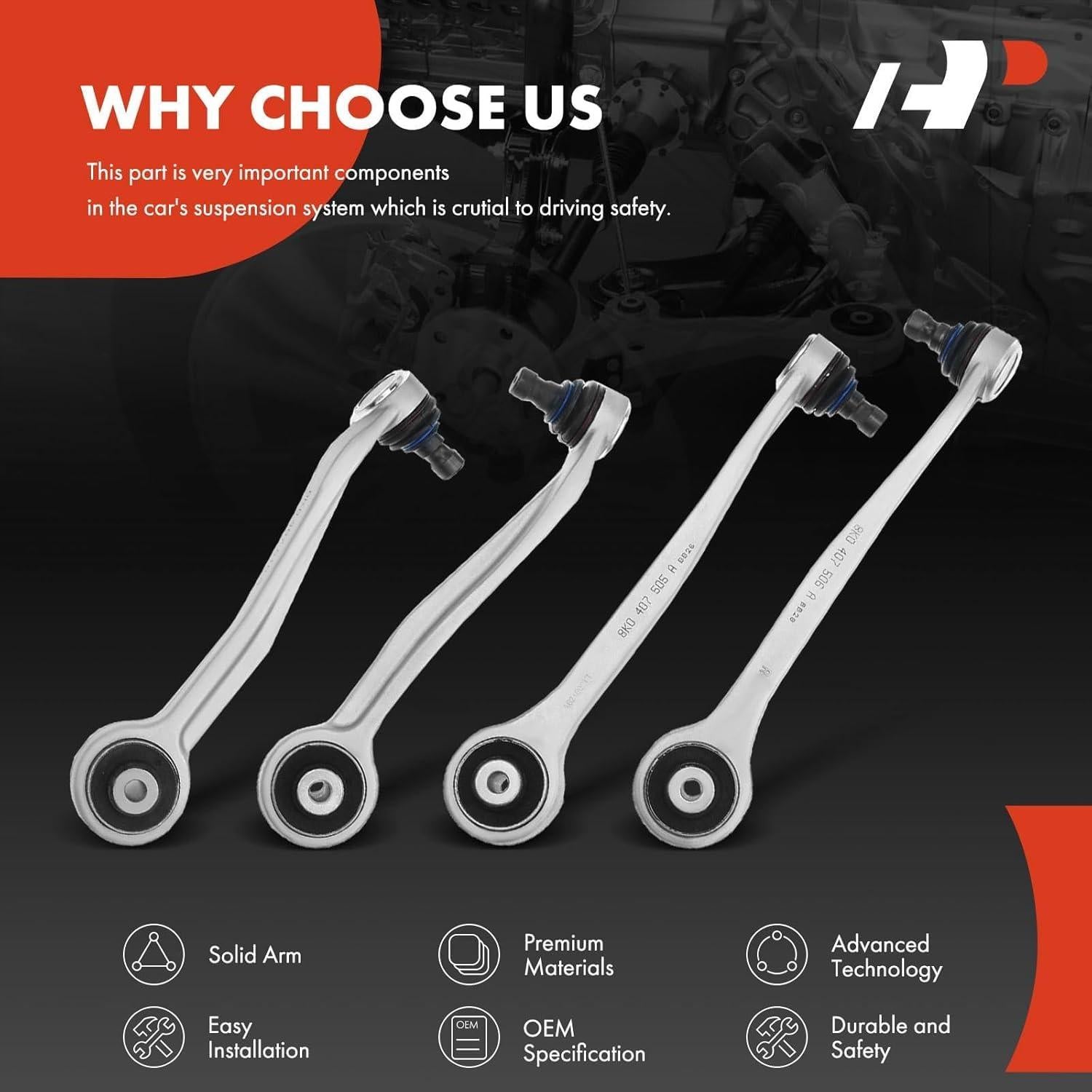 Kit de Brazo de Control Superior A-Premium para Audi A4/Q5/A5 2009-2016