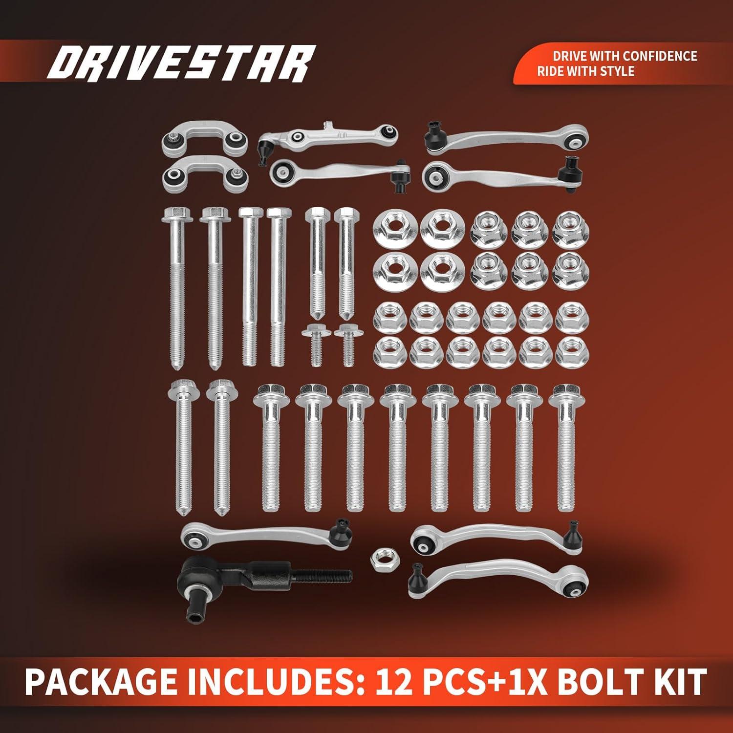 Kit de Brazo de Control DRIVESTAR 8E0498998S1 para Audi A4 2000-2008
