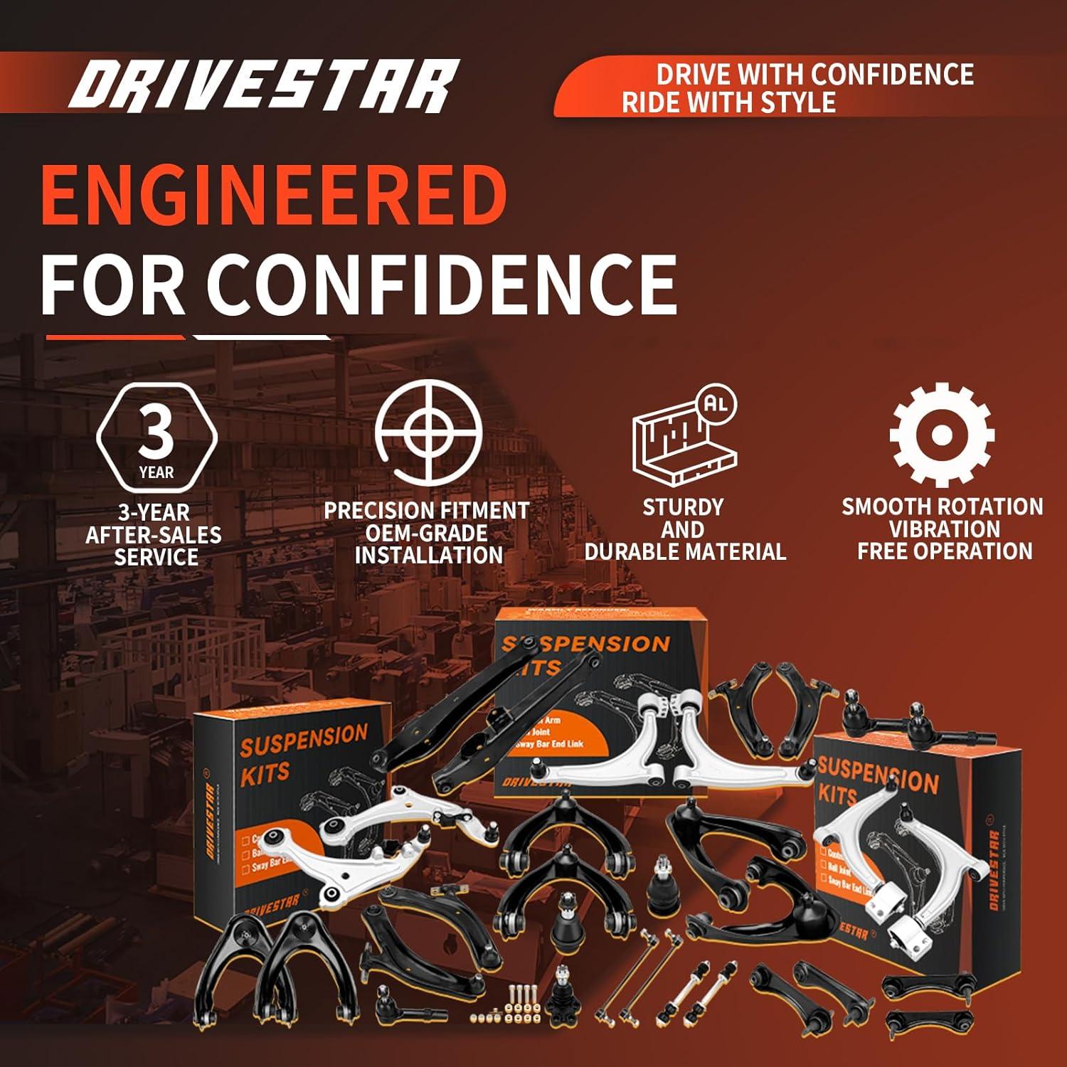 Kit de Brazo de Control DRIVESTAR 8E0498998S1 para Audi A4 2000-2008